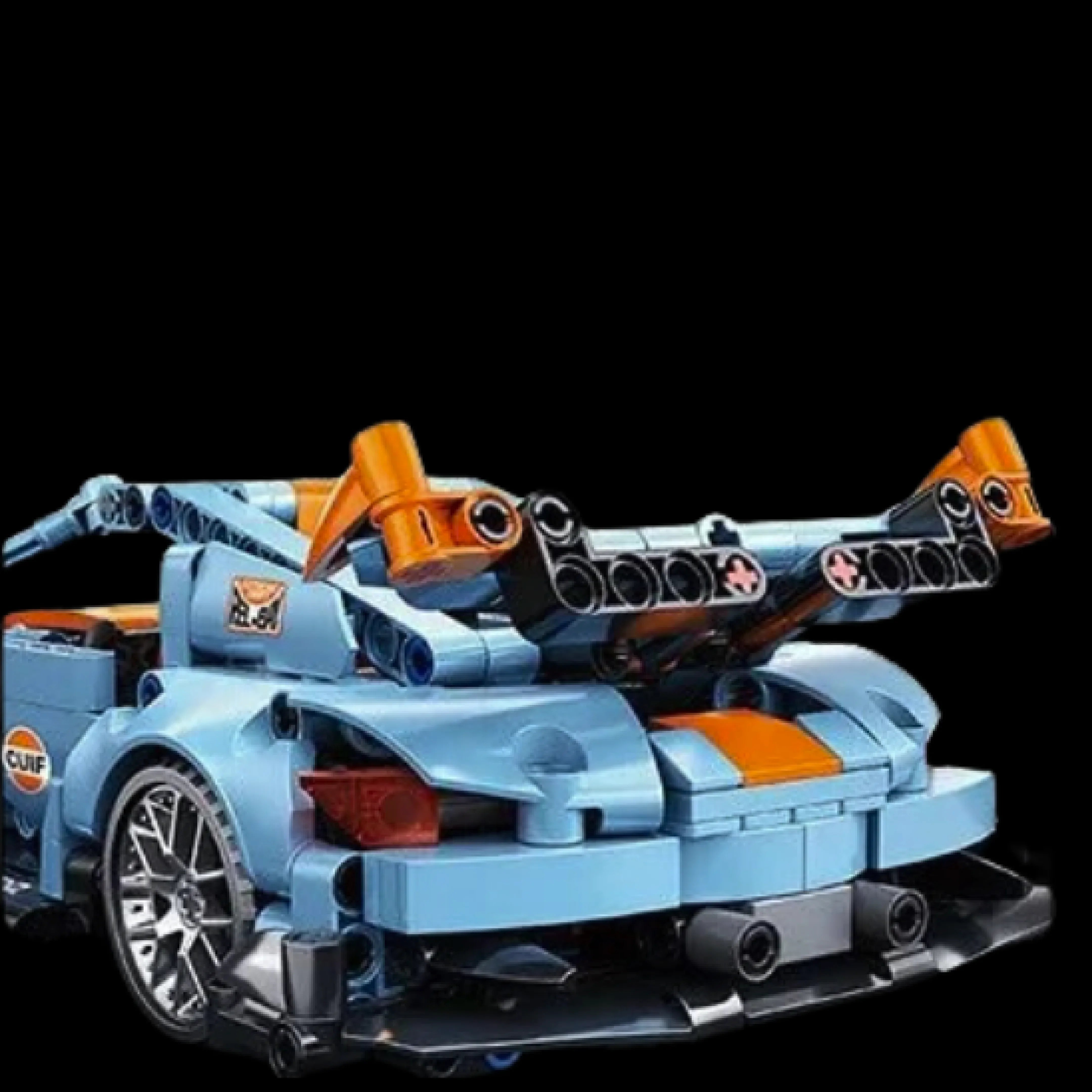 Porsche 911 RSR Azul (523 piezas) - Set de Bloques