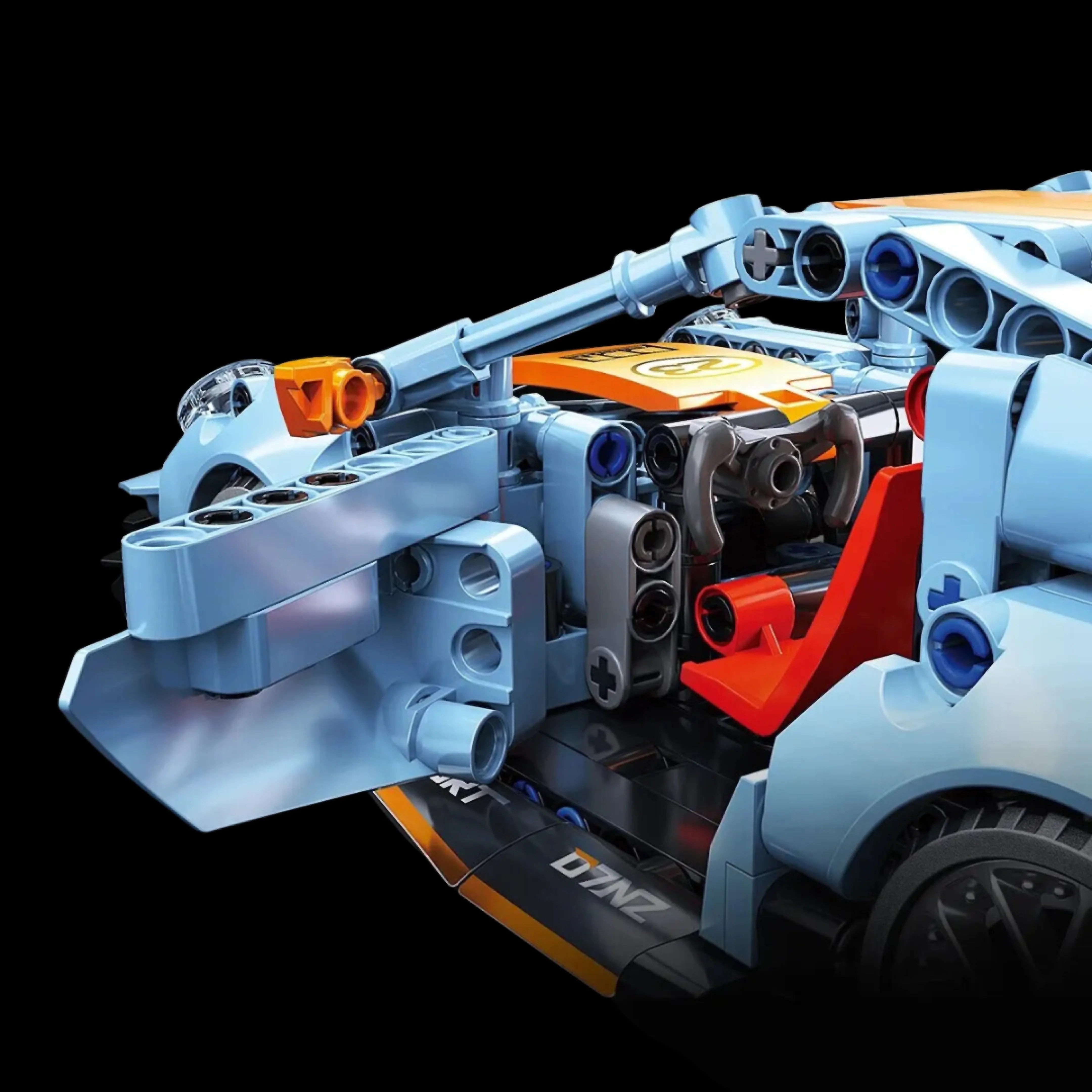 Porsche 911 RSR Azul (523 piezas) - Set de Bloques