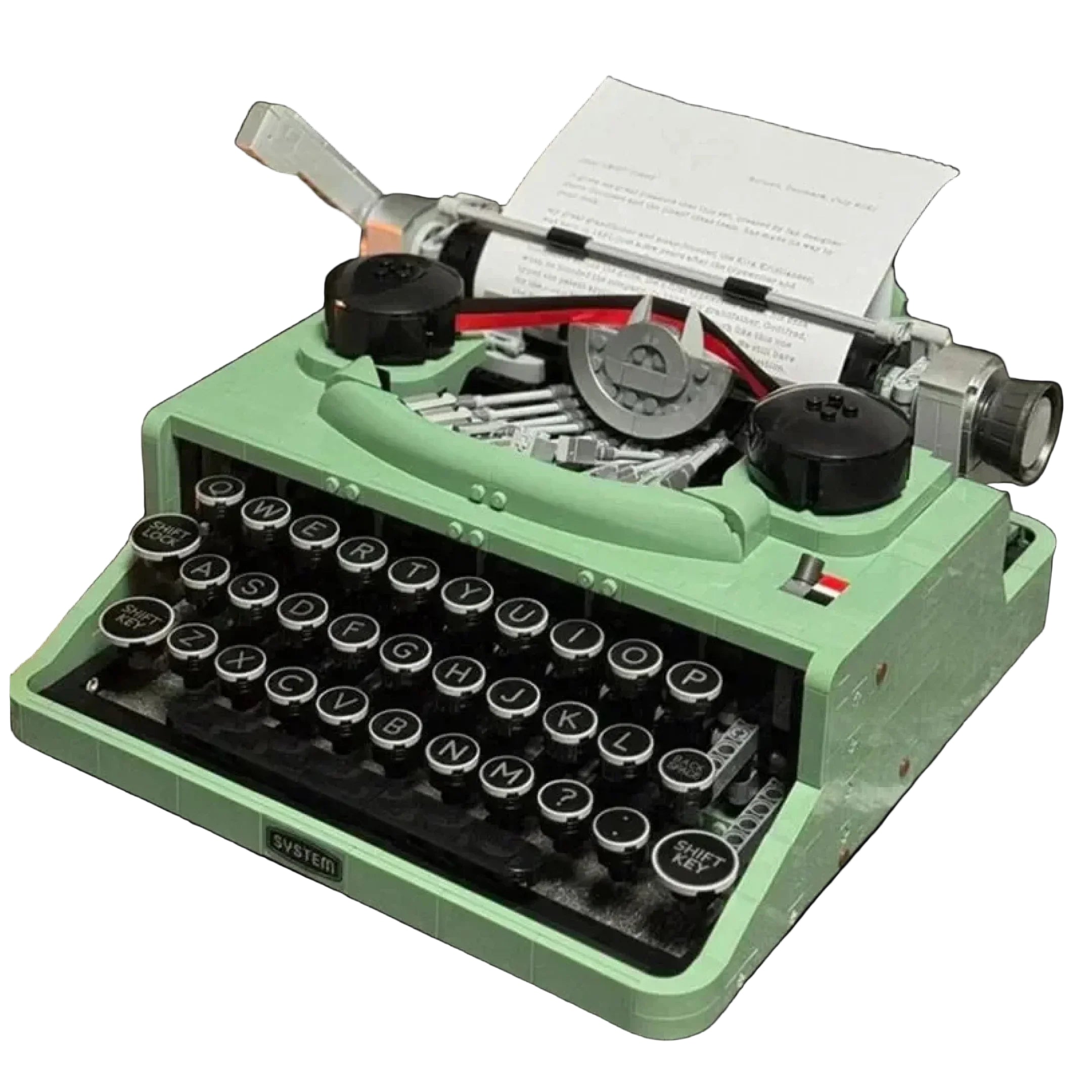 Máquina de escribir retro (2079 piezas)