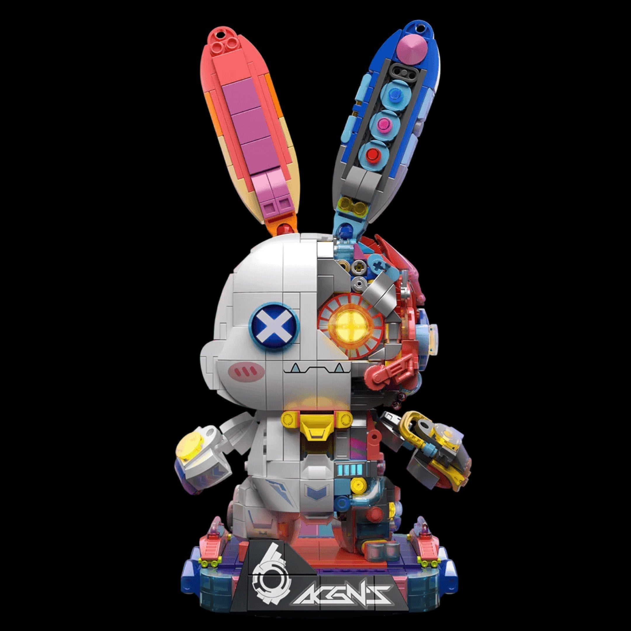 Conejo robot (1377 piezas)