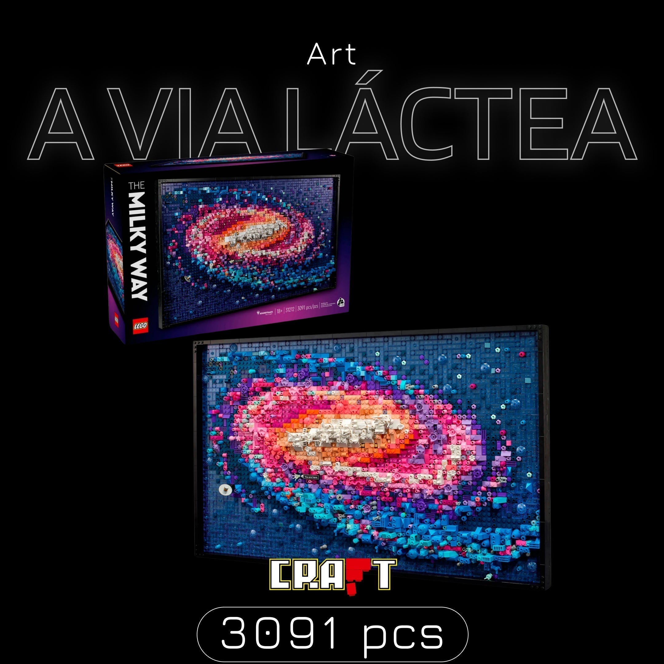 Arte - La Vía Láctea (2100 micropiezas)