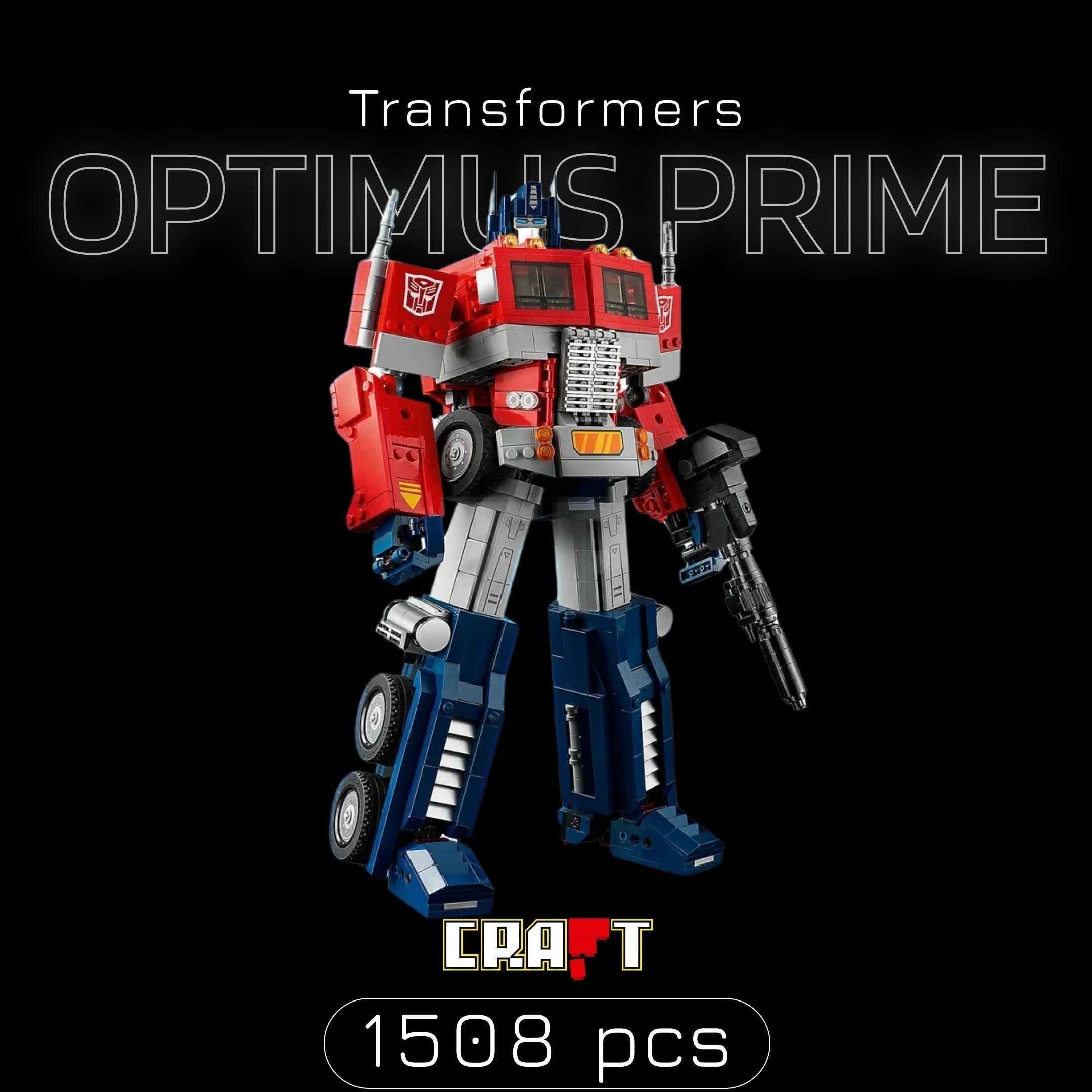 (26% de descuento) Transformers - Optimus Prime (1508 piezas)