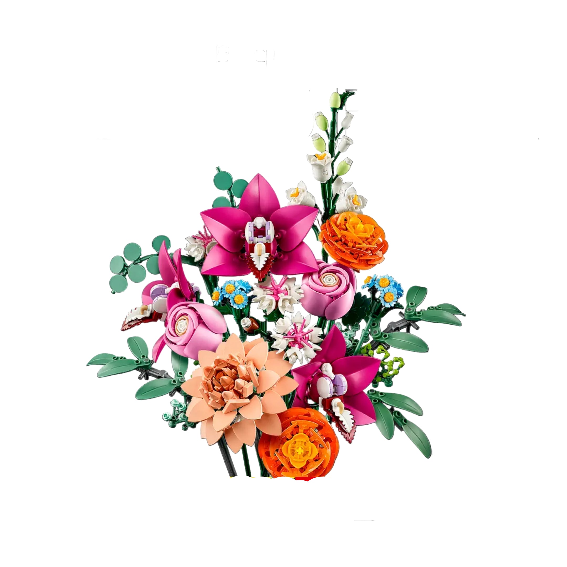 Ramo de flores rosas (749 piezas) - Kit de Bloques de Construcción