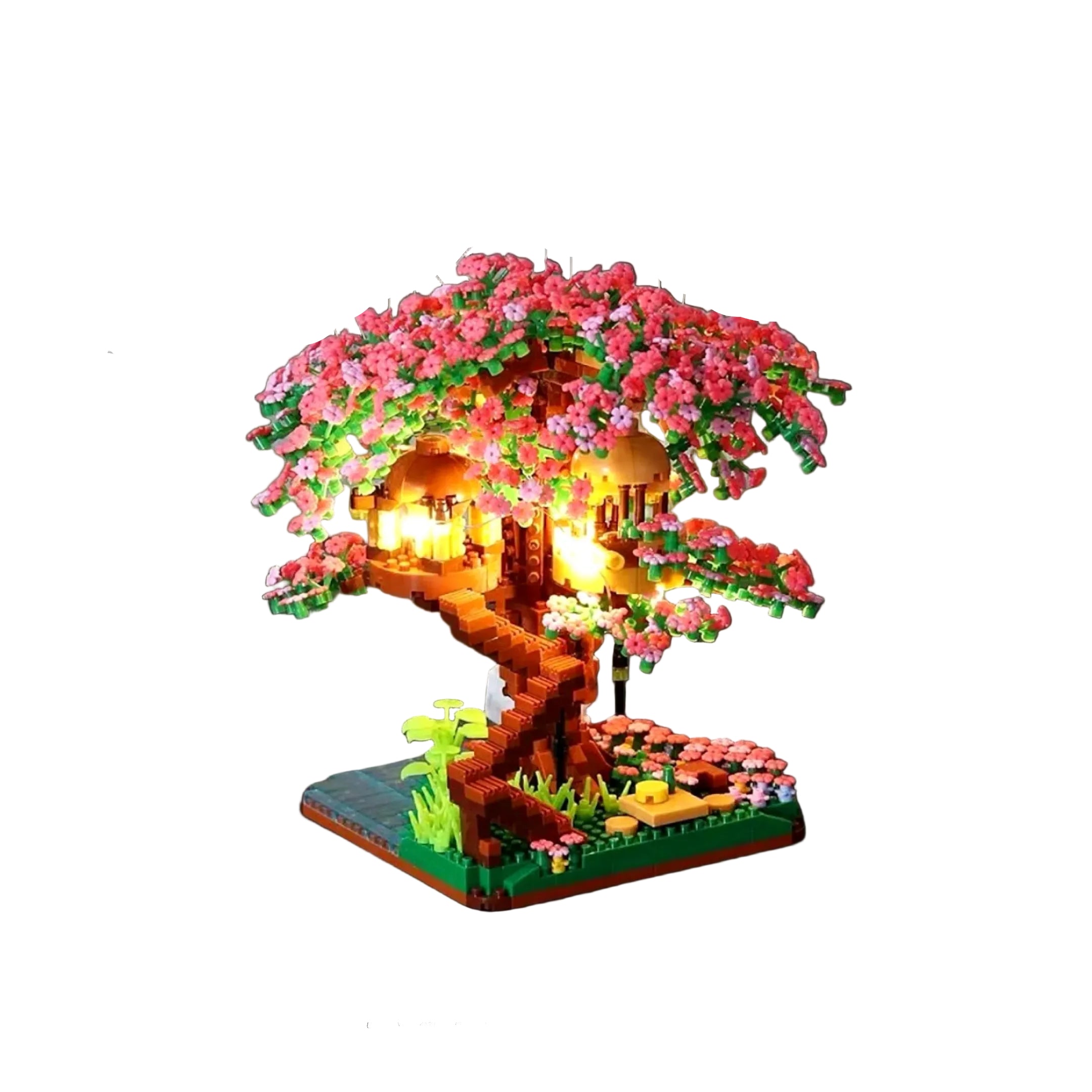 Sakura - Flor de cerezo (2138 micropiezas) - Set de Bloques de Construcción