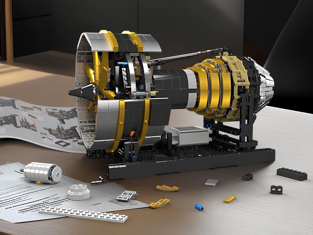 Turbina de Aviación Mold King 10141 (2256 piezas) - Set de Bloques