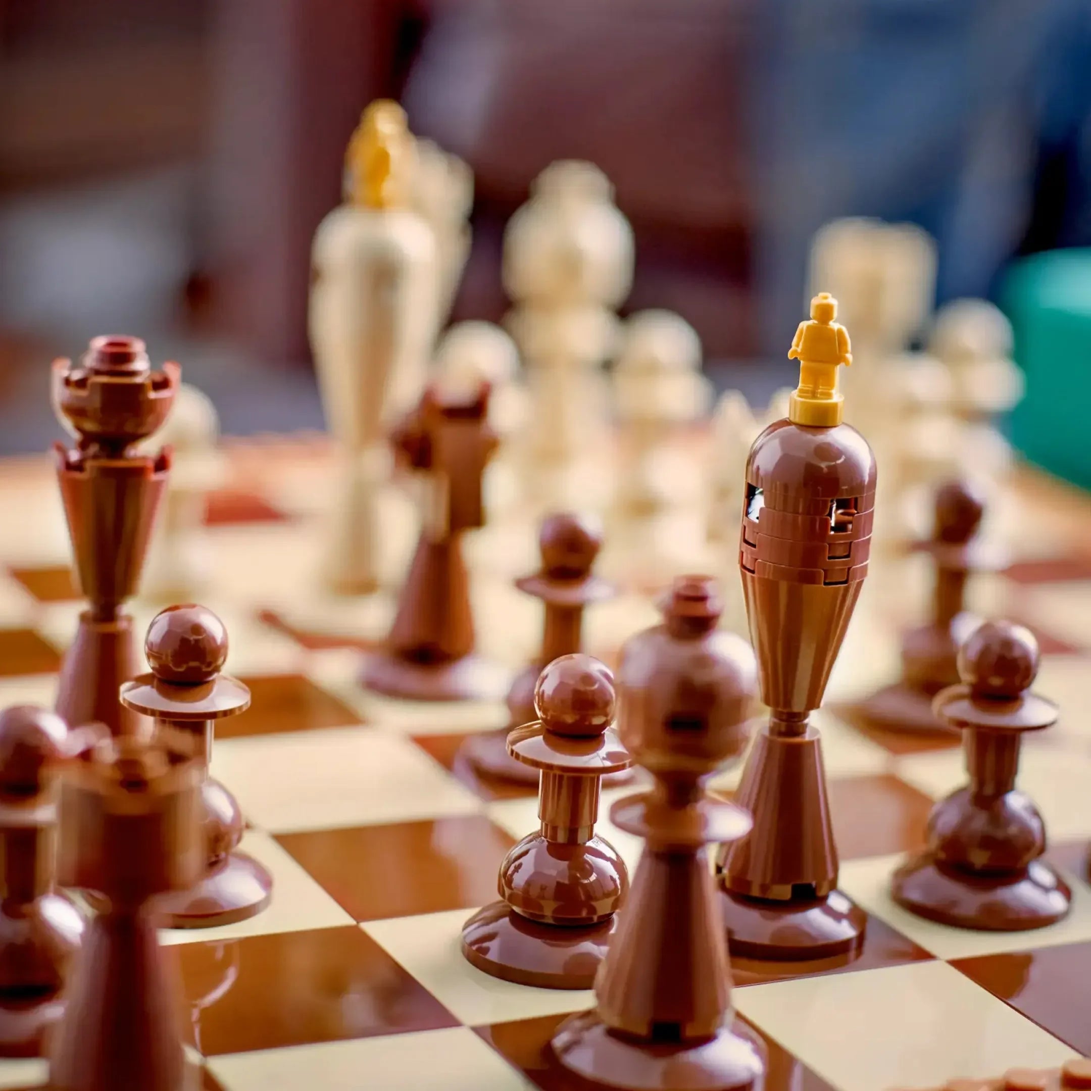 Tablero de ajedrez (743 piezas) - Kit de Bloques de Construcción