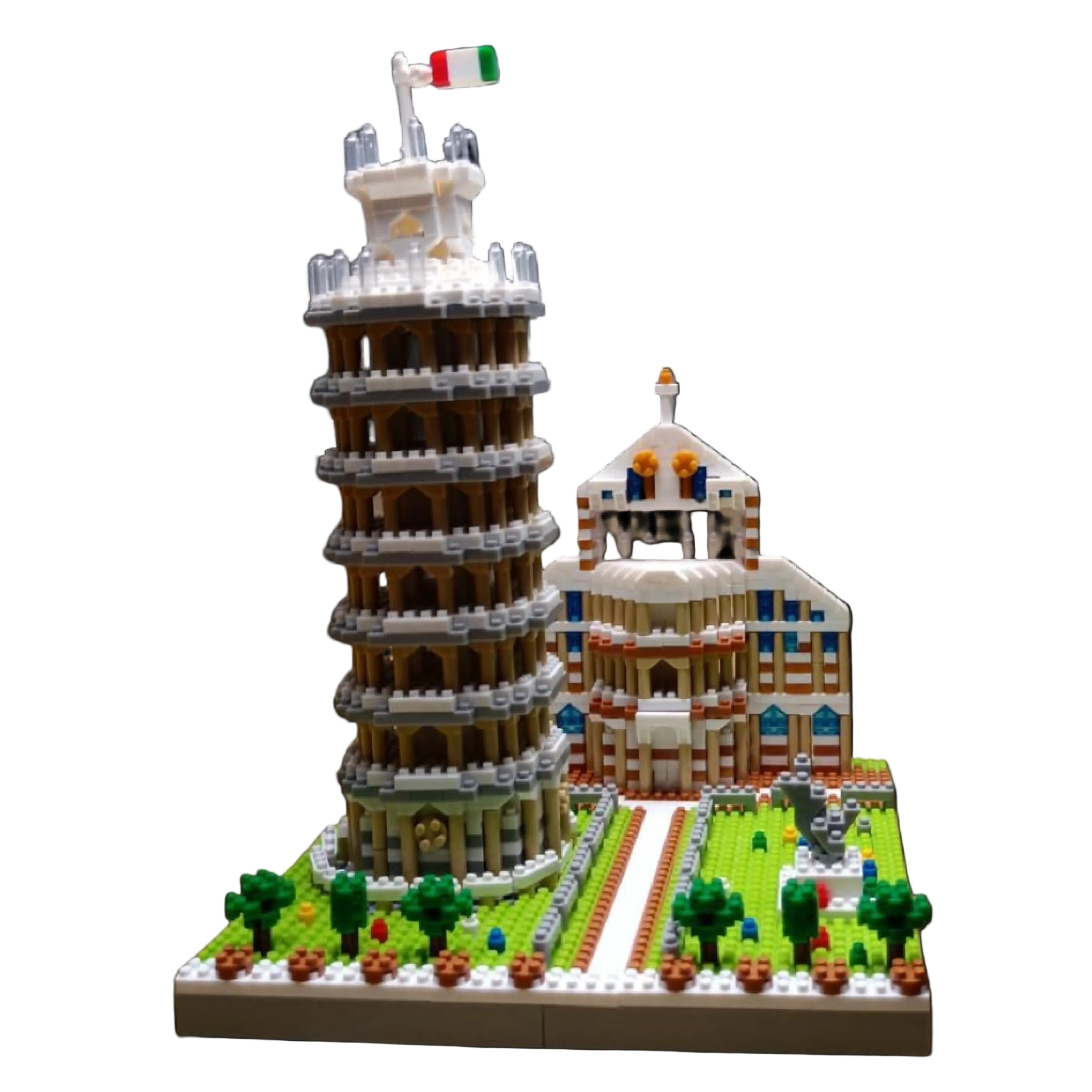 Torre inclinada de Pisa (micropiezas 1900) - Set de Bloques de Construcción