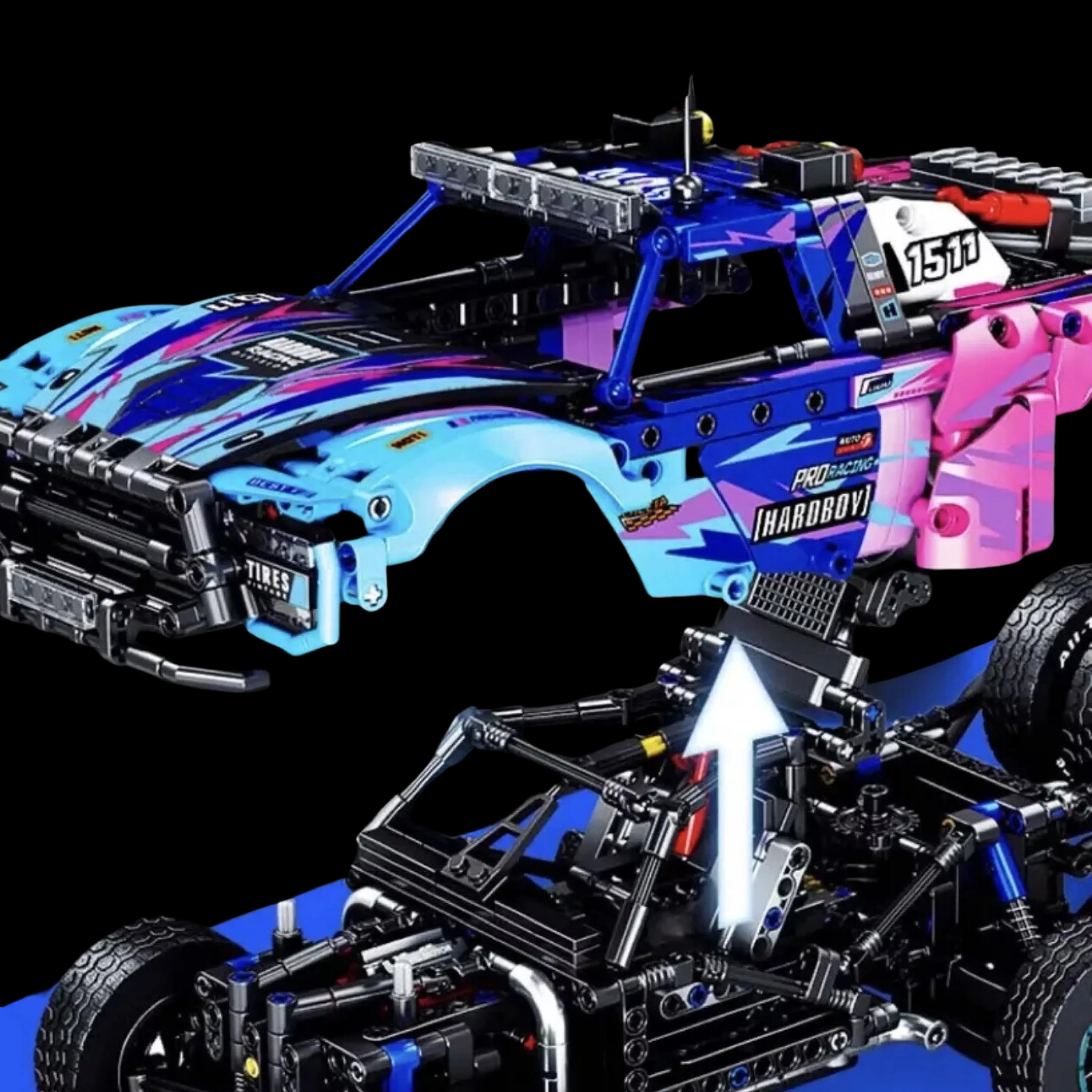 Trophy Truck Todoterreno (1341 Piezas) - Set de Construcción