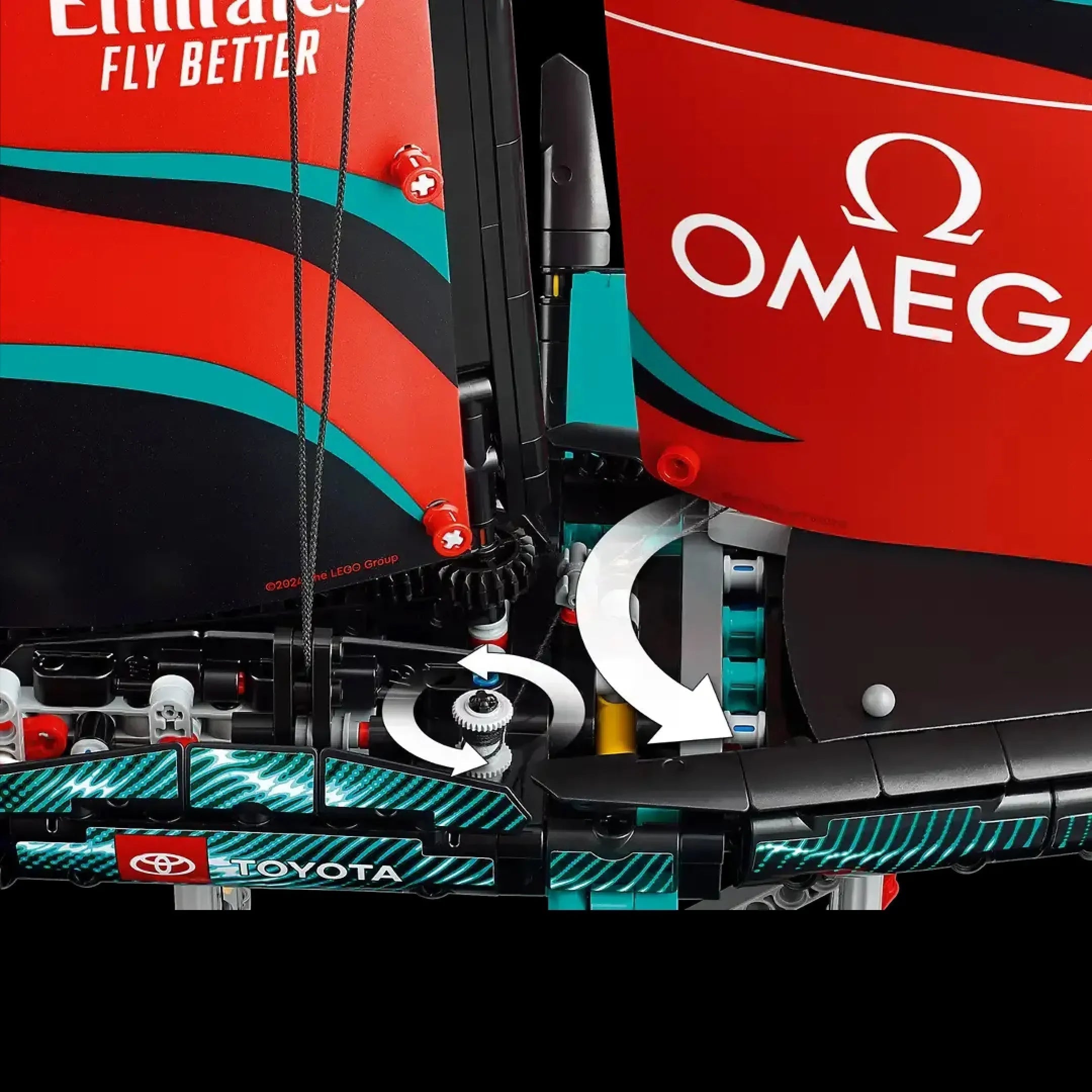 Velero Emirates - Team New Zealand AC75 (962 piezas) - Kit de Construcción