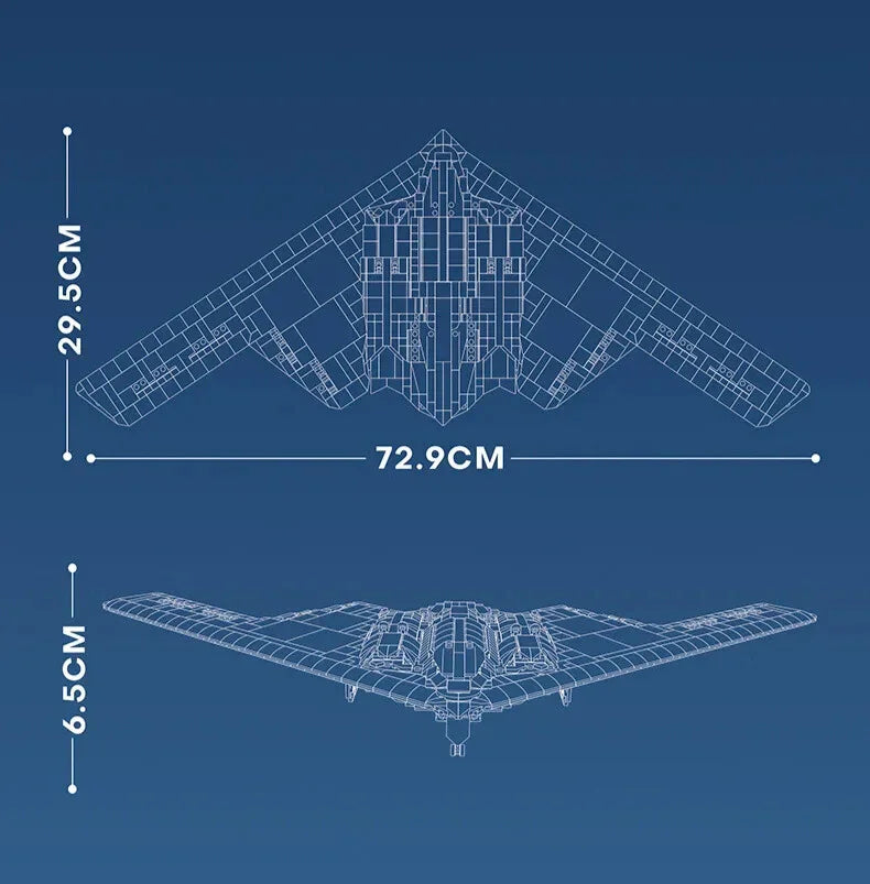 Bombardero B2 Spirit (2063 piezas)