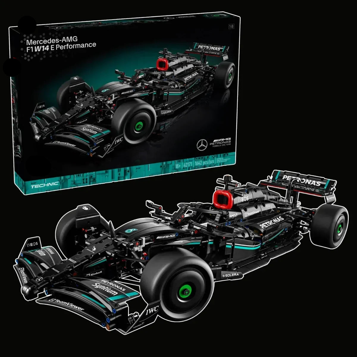 Fórmula 1 - Mercedes-AMG F1 W14 (1642 piezas)