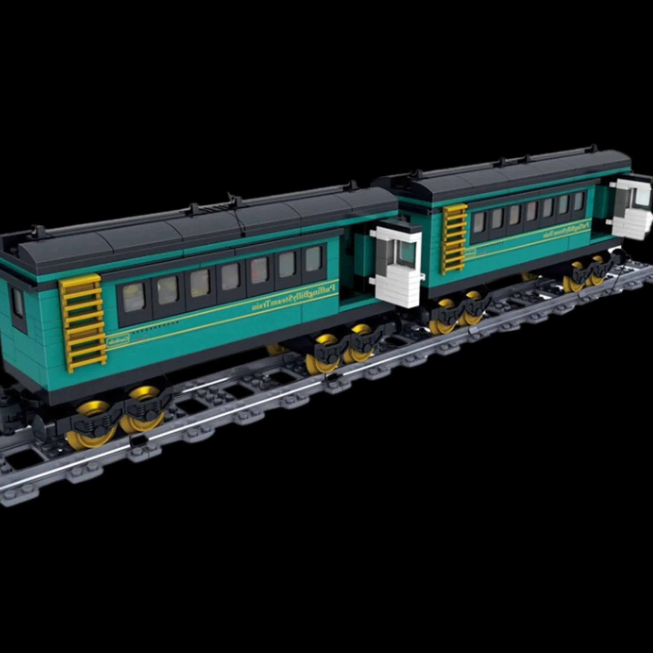 Tren con motor eléctrico (851 piezas) - Kit de Bloques de Construcción
