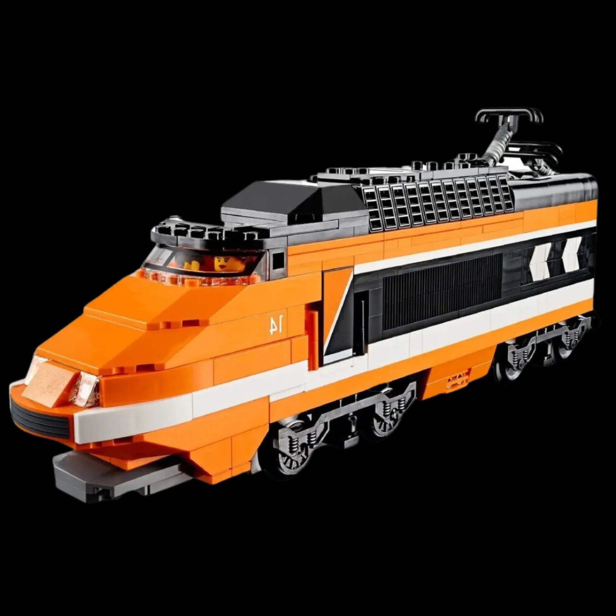 Tren con motor eléctrico (1260 piezas) - Kit de Bloques de Construcción