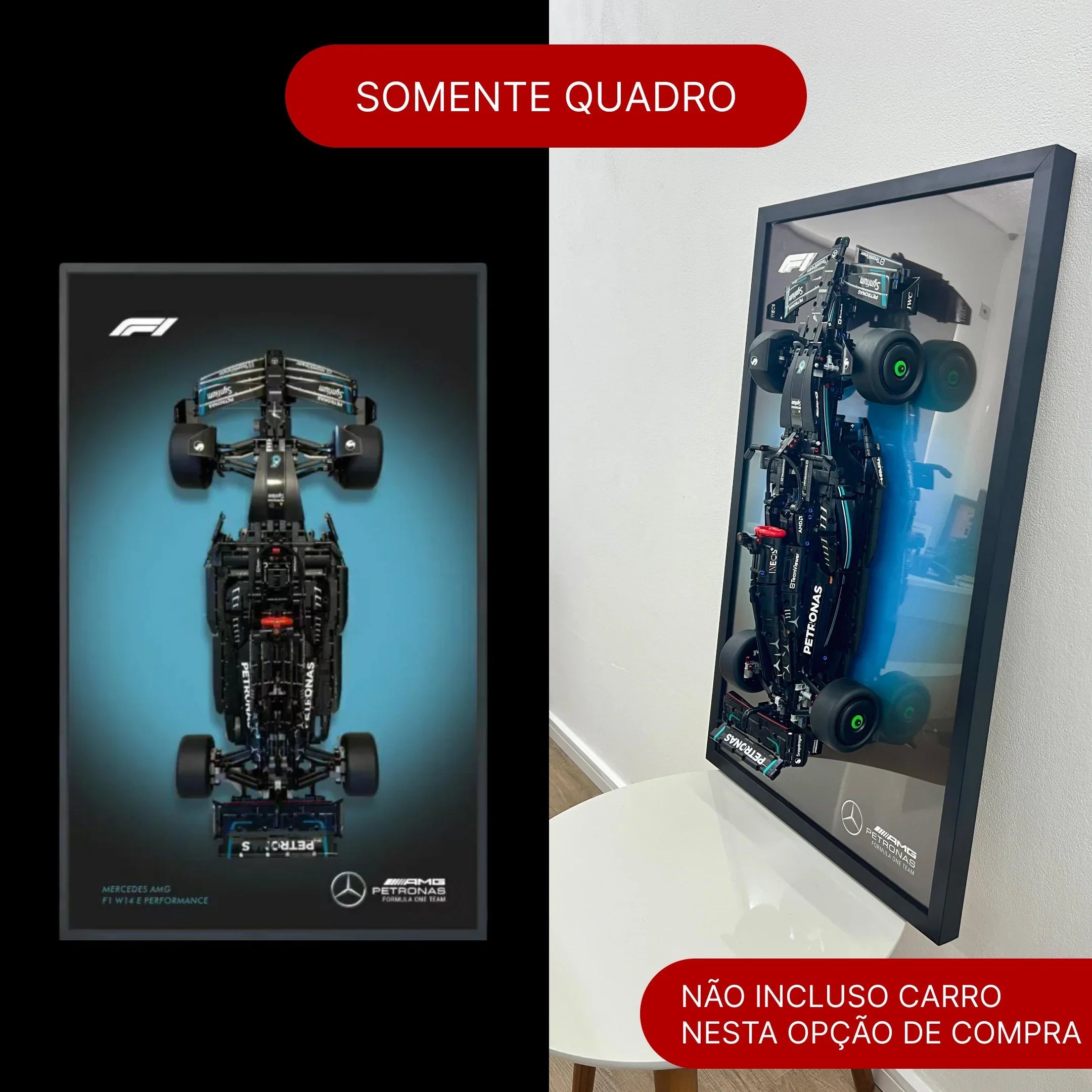 Marco acrílico - Mercedes Fórmula 1