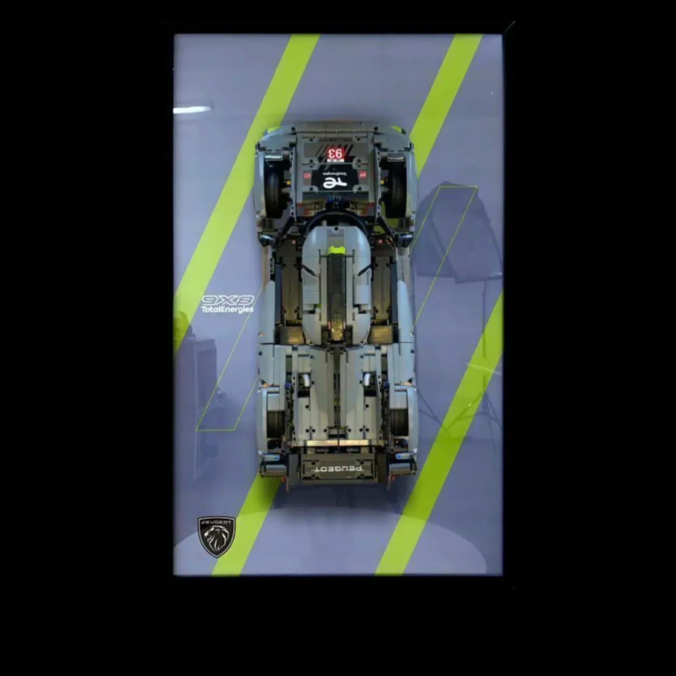 Marco acrílico - Peugeot 9X8 Hypercar