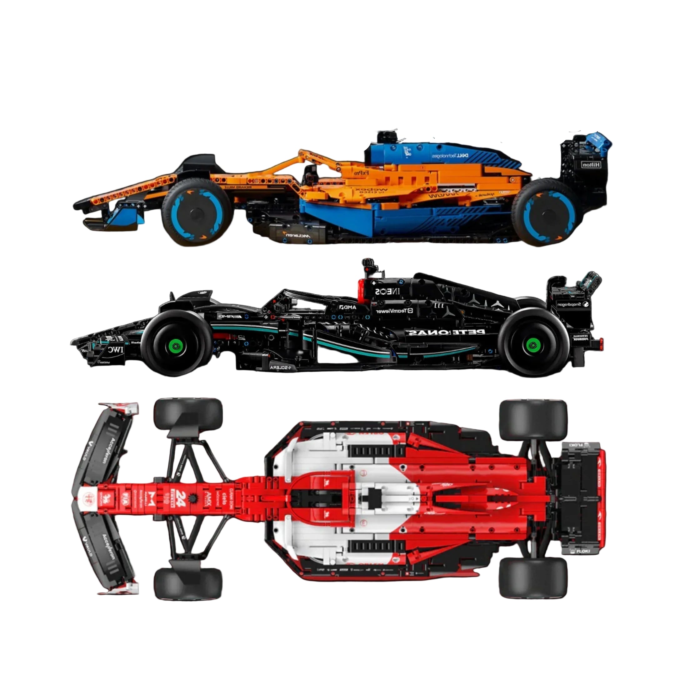 ¡Compren juntos! Los tres coches de Fórmula 1 más vendidos (Alfa Romeo, Mercedes-AMG W14, McLaren)