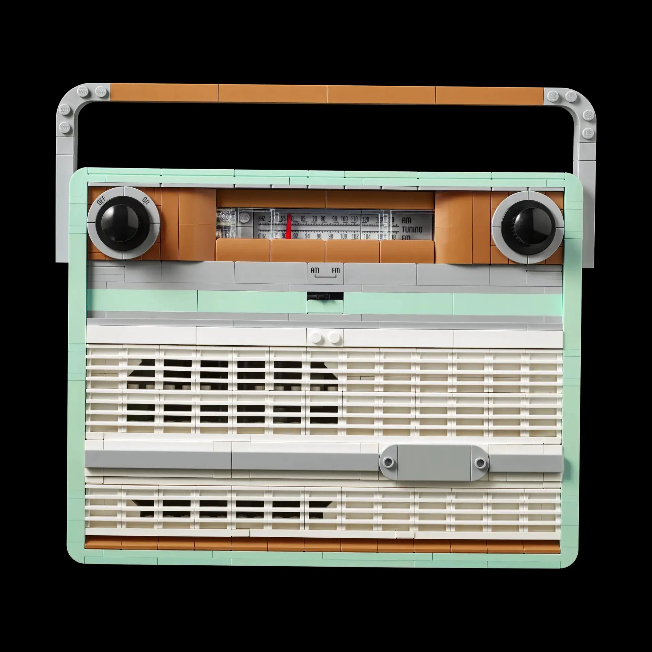 Radio retro (906 piezas) - Kit de Bloques de Construcción
