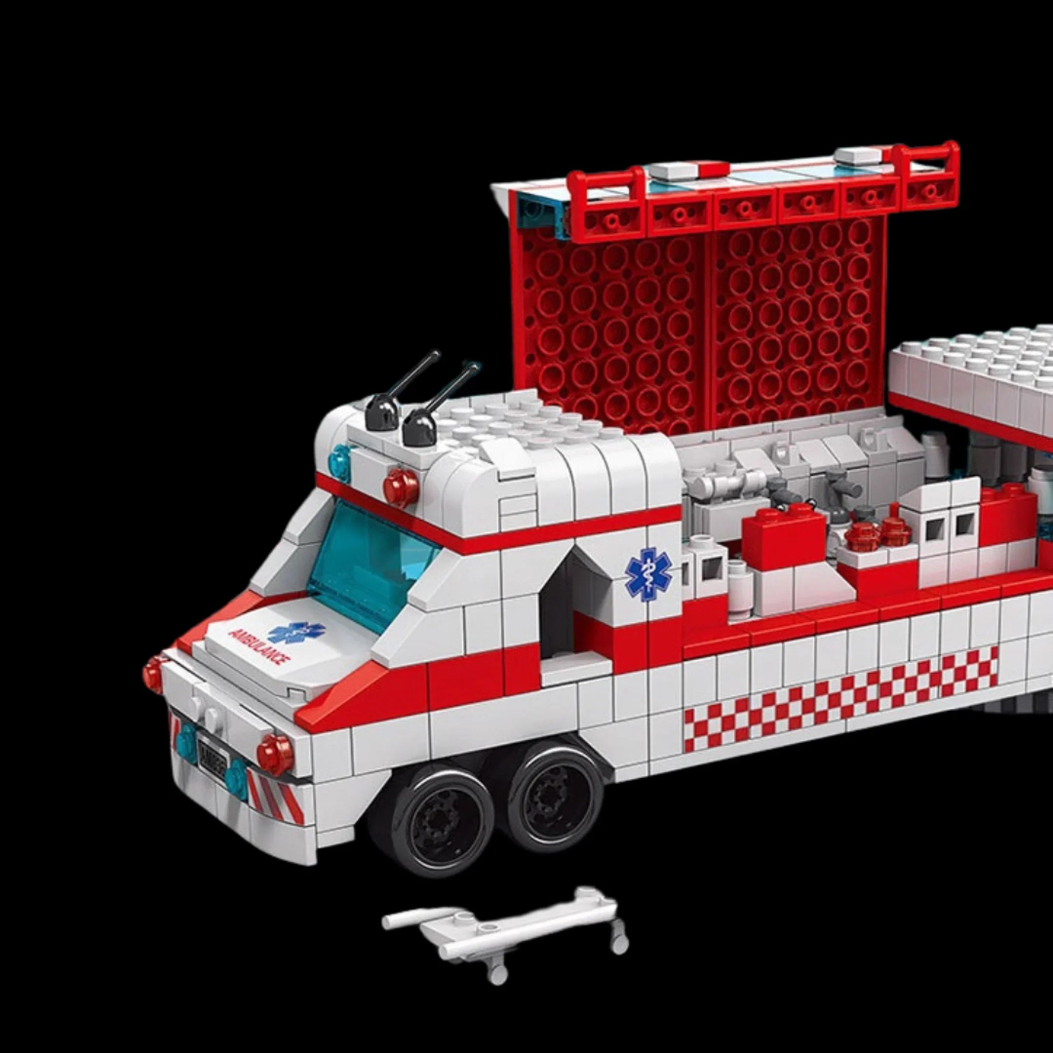Ambulancia médica (1000 piezas)