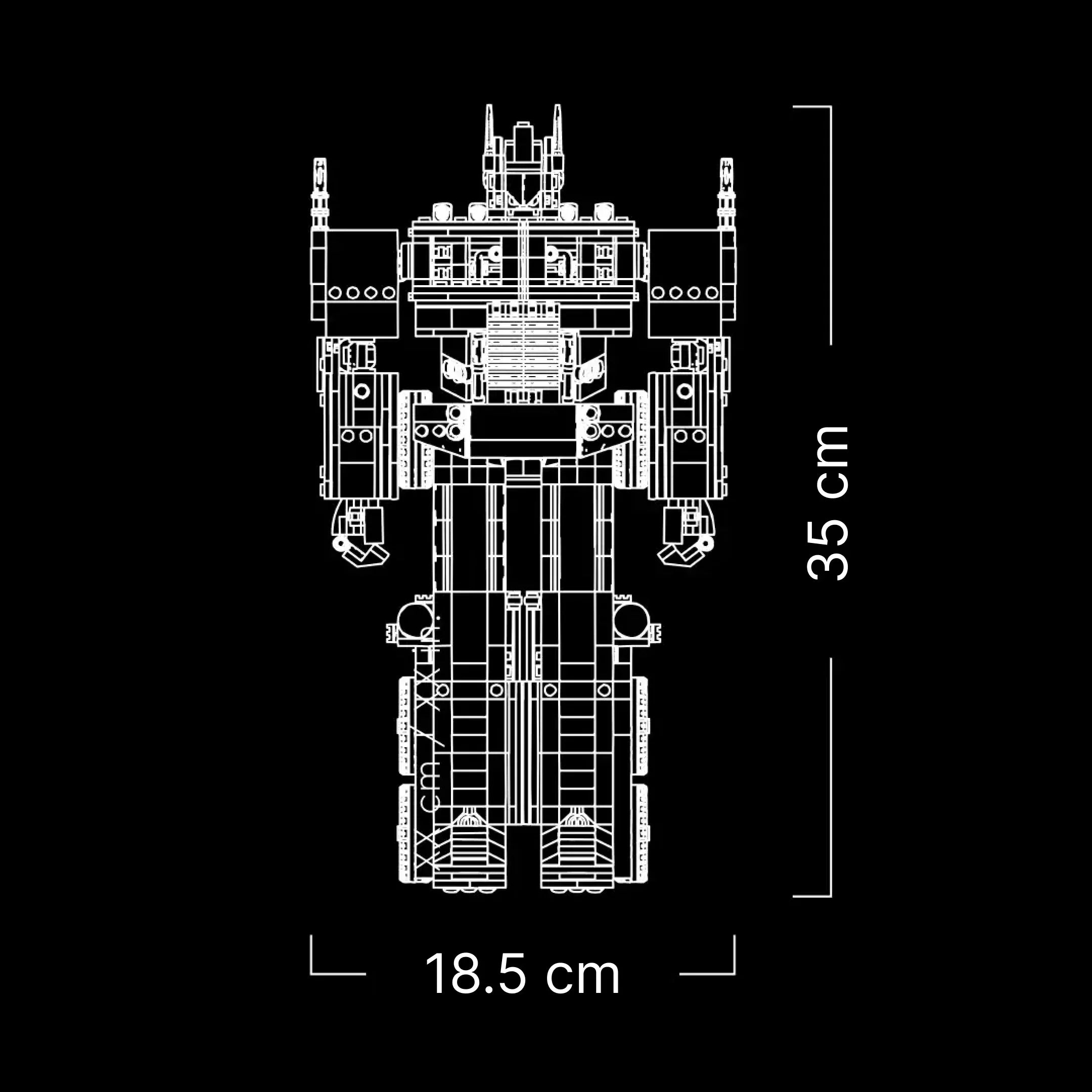 (26% de descuento) Transformers - Optimus Prime (1508 piezas)