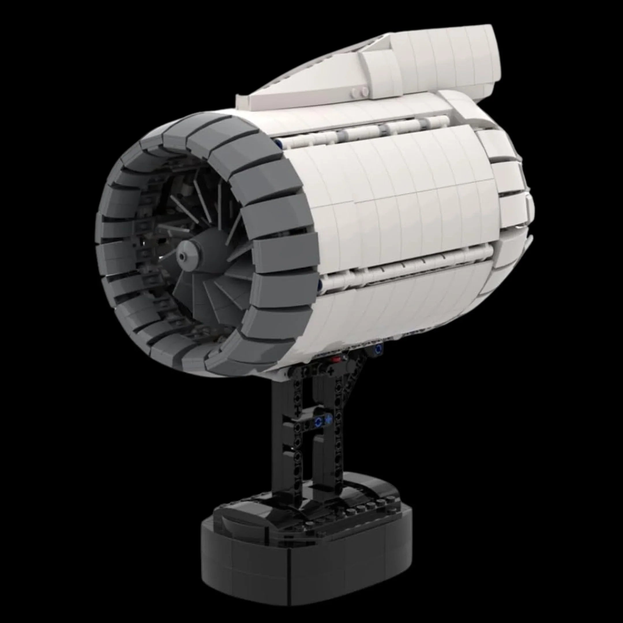 Motor de aeronave (1659 piezas) - Kit de Bloques de Construcción