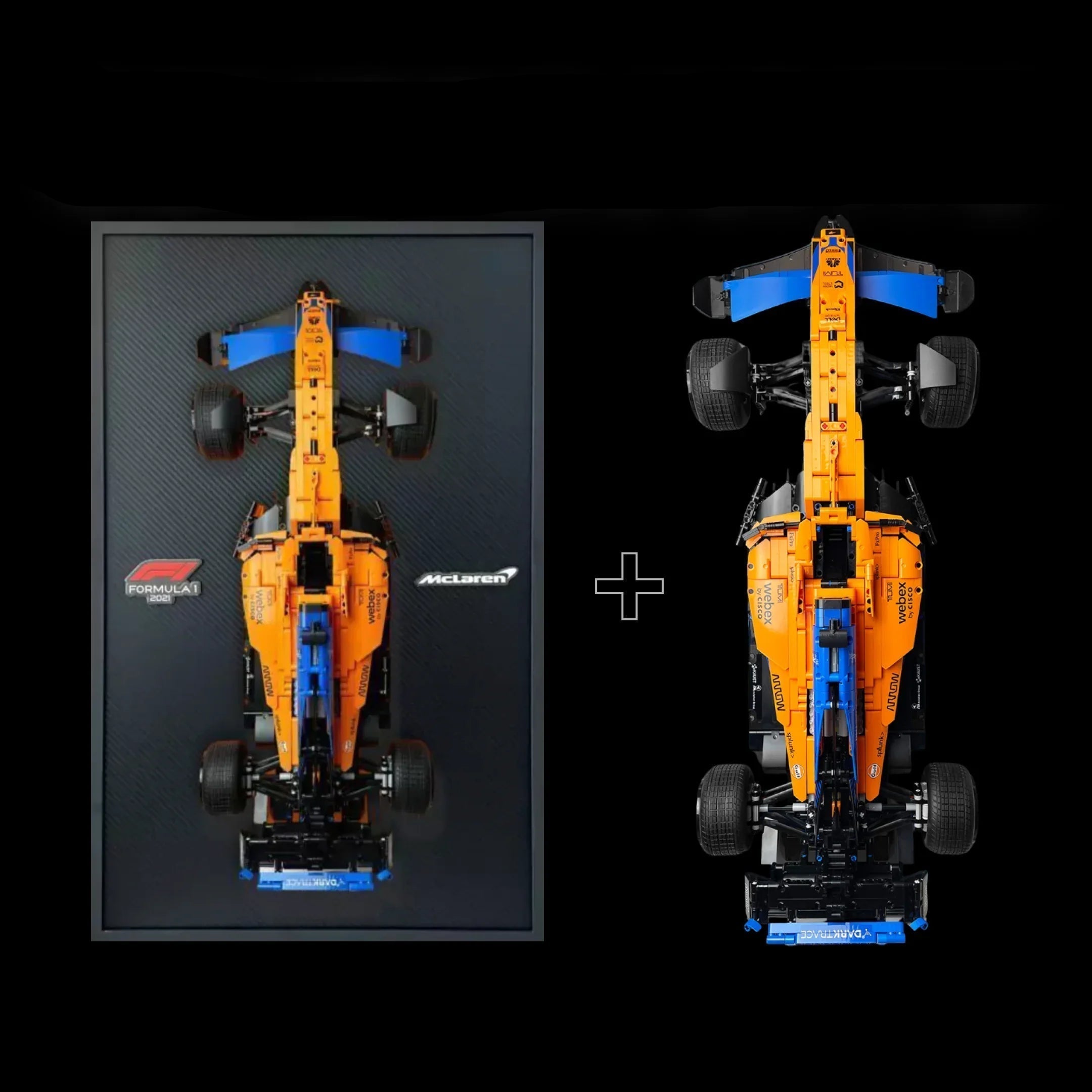 ¡Compra juntos! McLaren F1 (1432 piezas) + cuadro de fibra de carbono - Bloques de Construcción
