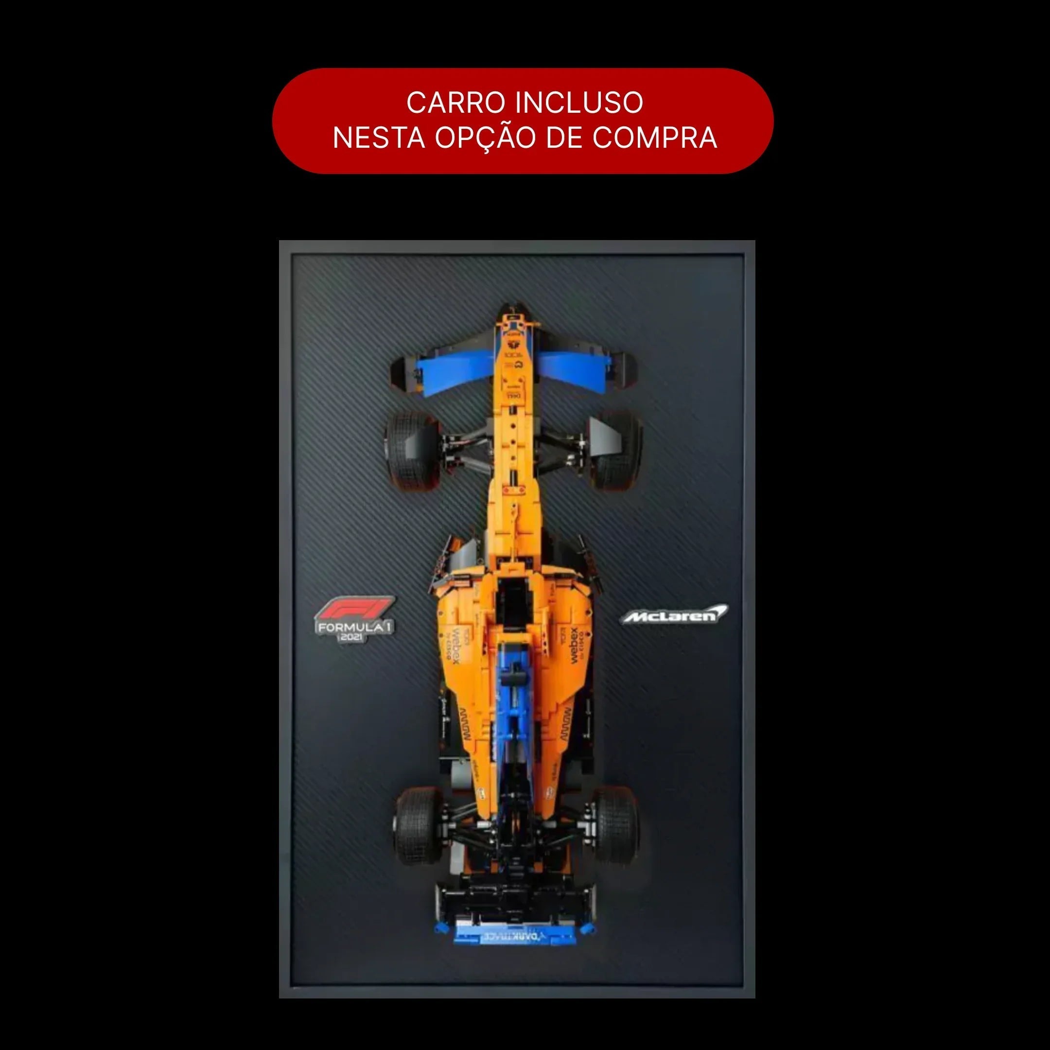¡Compra juntos! McLaren F1 (1432 piezas) + cuadro de fibra de carbono - Bloques de Construcción