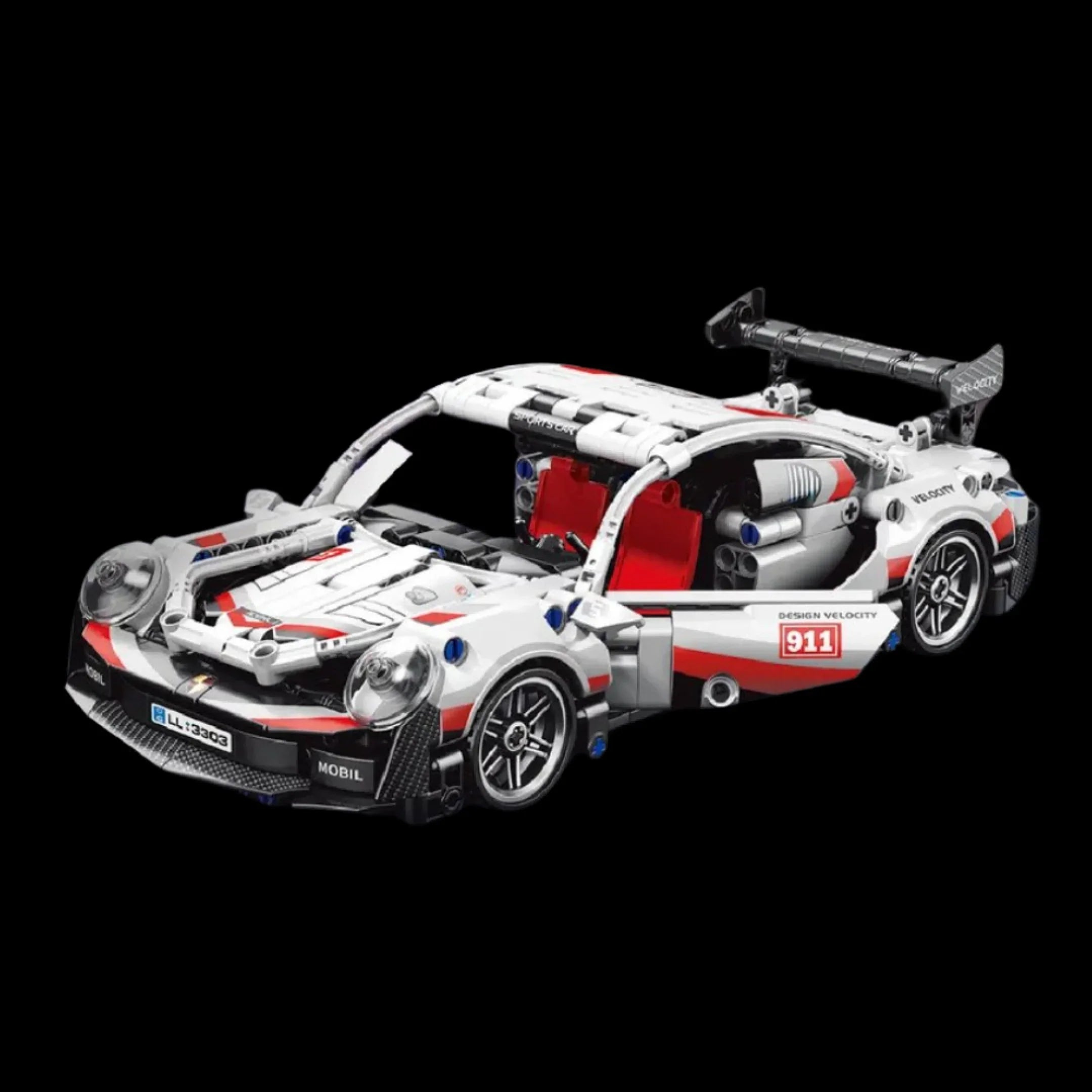 Porsche 911 RSR (540 piezas) - Kit de Bloques de Construcción