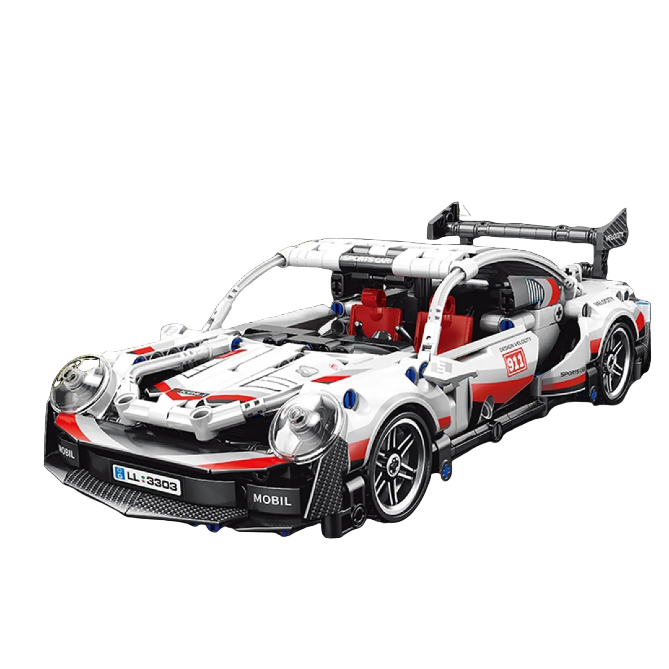 Porsche 911 RSR (540 piezas) - Kit de Bloques de Construcción