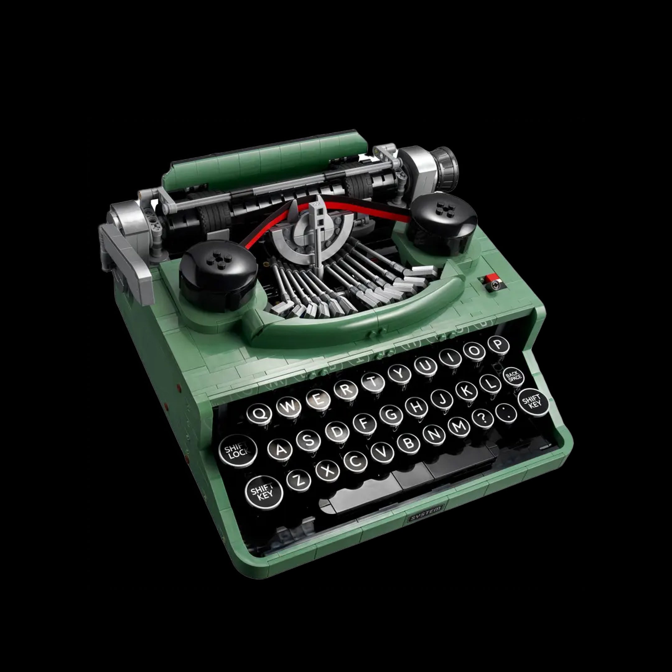 Máquina de escribir retro (2079 piezas)