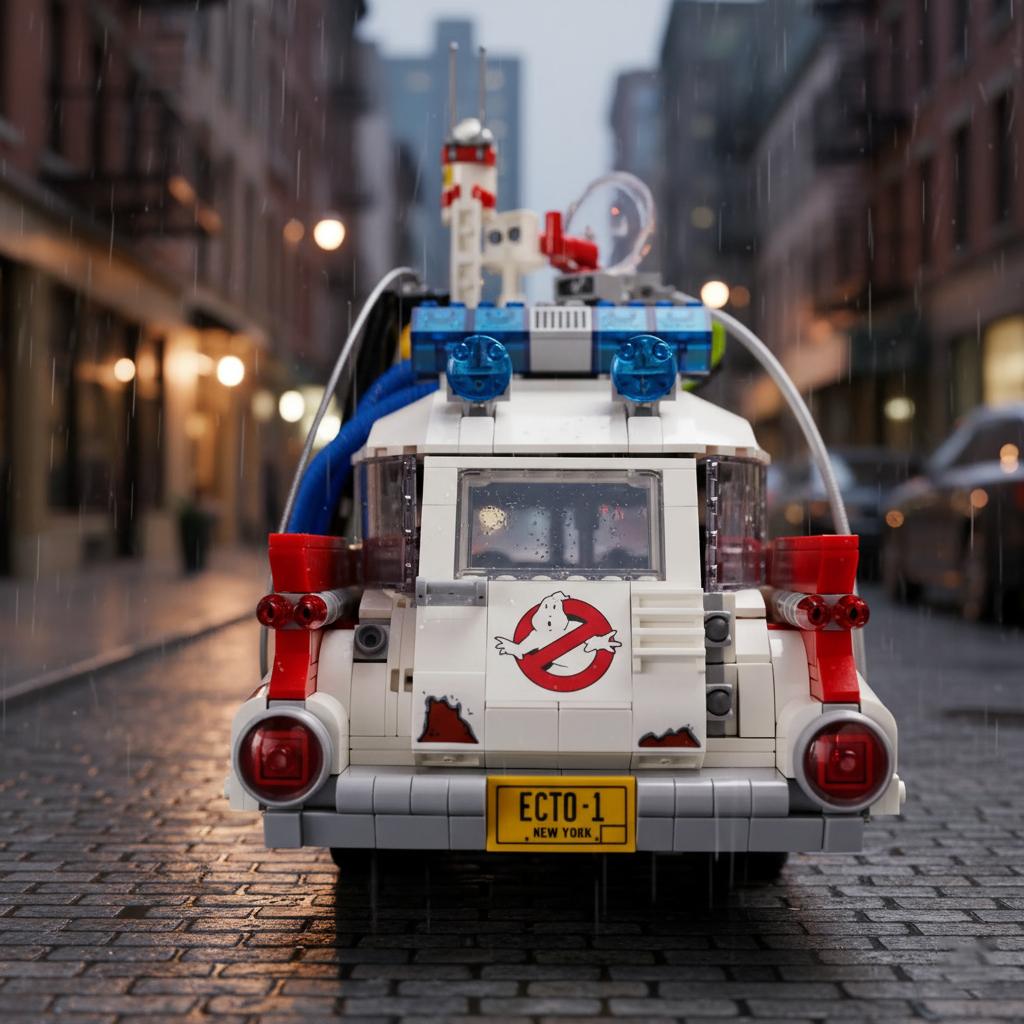 Cadillac ECTO-1 de los Cazafantasmas (2352 piezas)