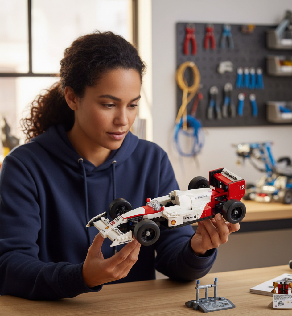 Fórmula 1 - McLaren MP4/4 + Ayrton Senna (693 piezas)