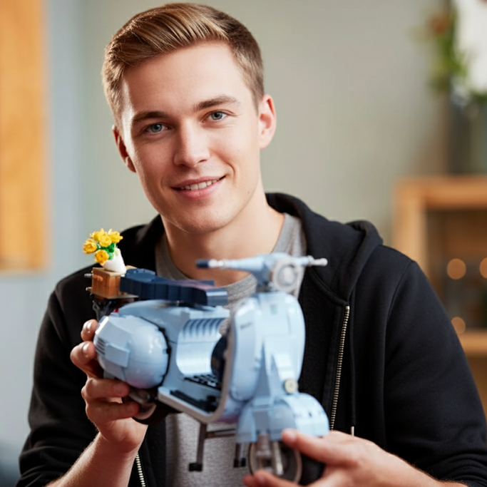 Vespa 125 (1106 piezas) - Kit de Bloques de Construcción