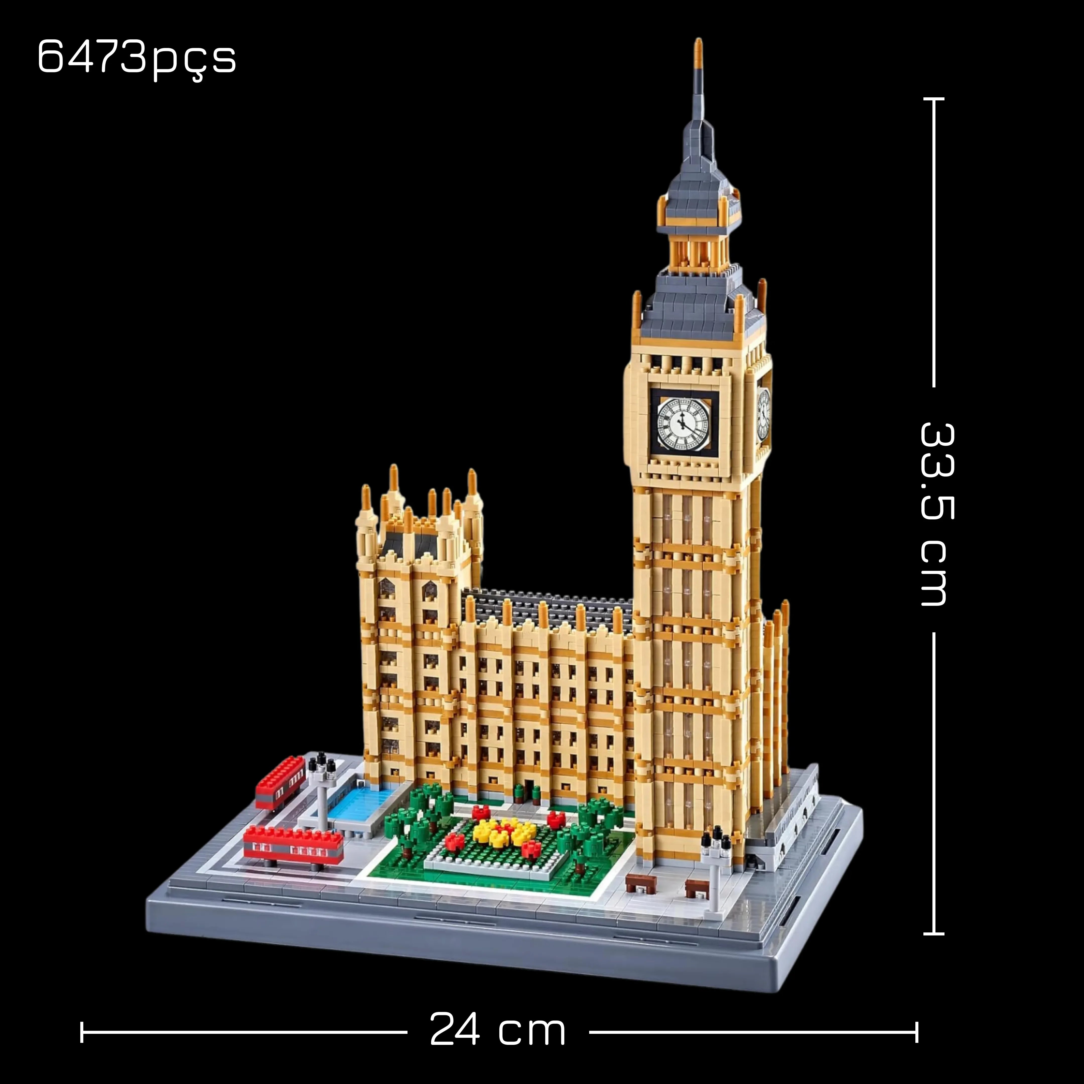 Big Ben (6473 micropiezas) - Set de Bloques de Construcción