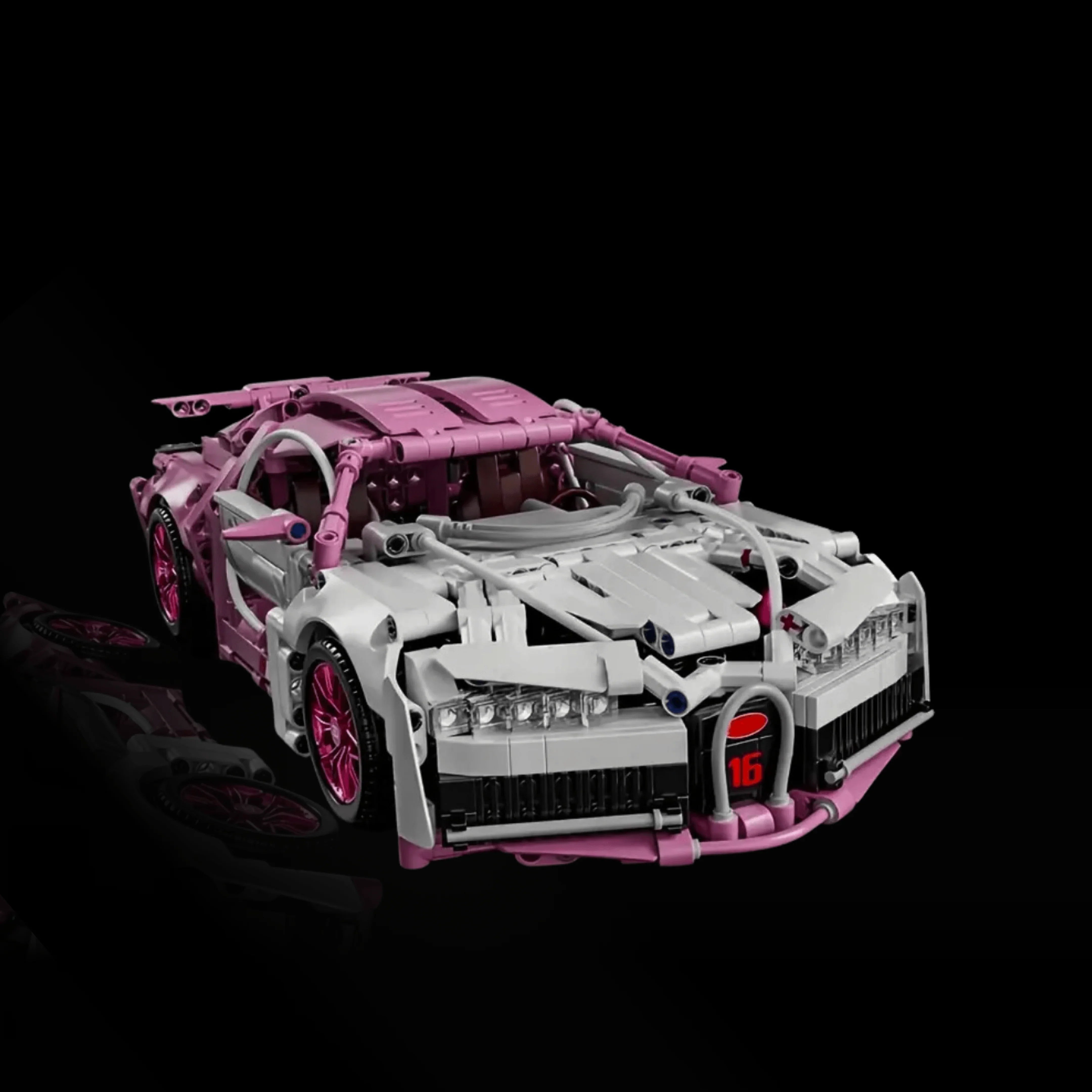 Bugatti Chiron Rosa (1355 piezas)