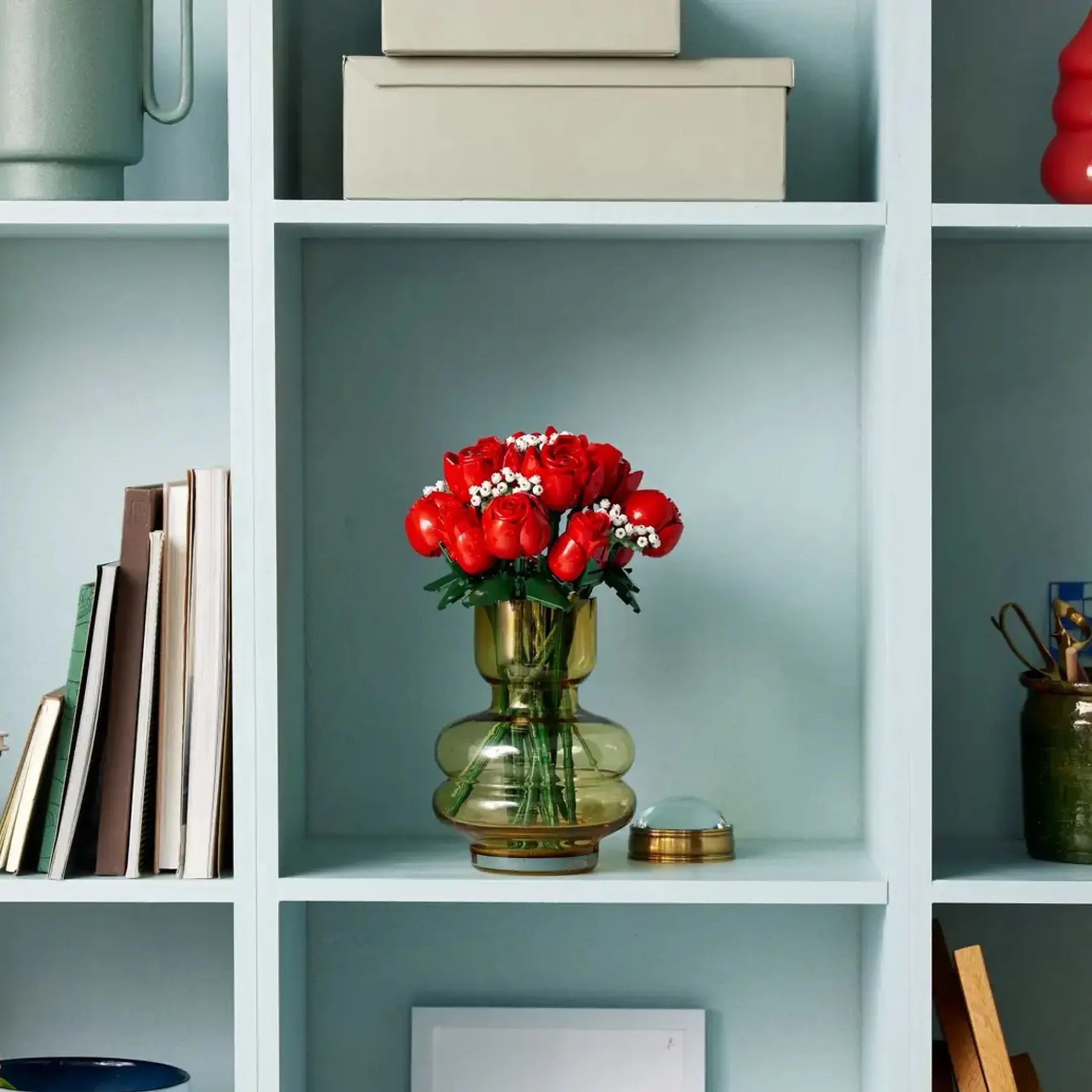 Ramo de Rosas (822 piezas) - Set de Bloques de Construcción