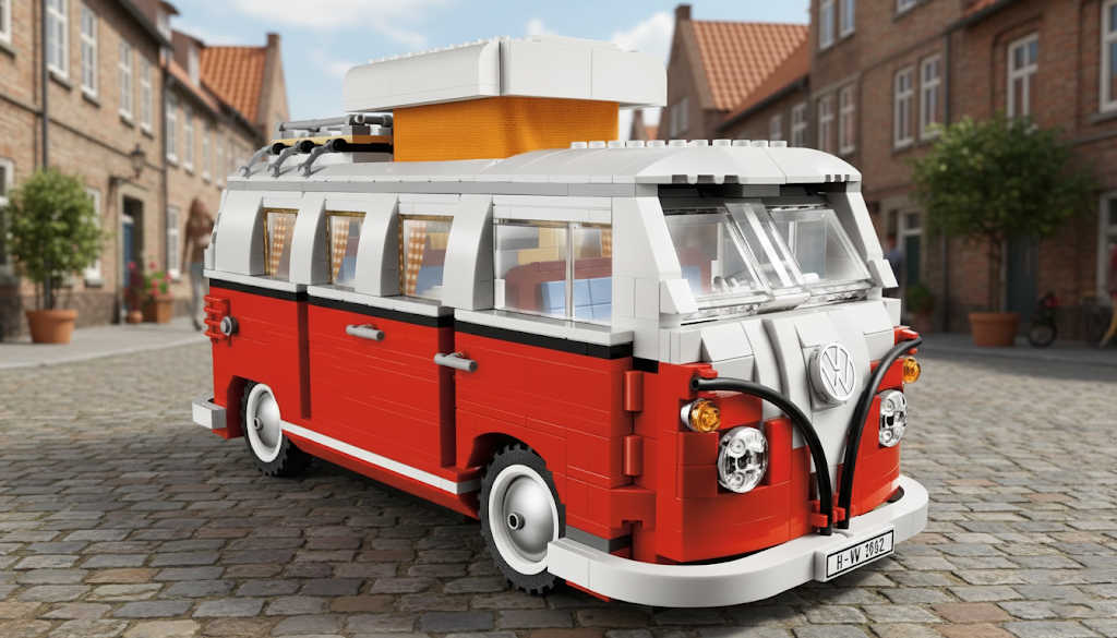Volkswagen T1 Combi (1354 piezas) - Kit de Bloques de Construcción
