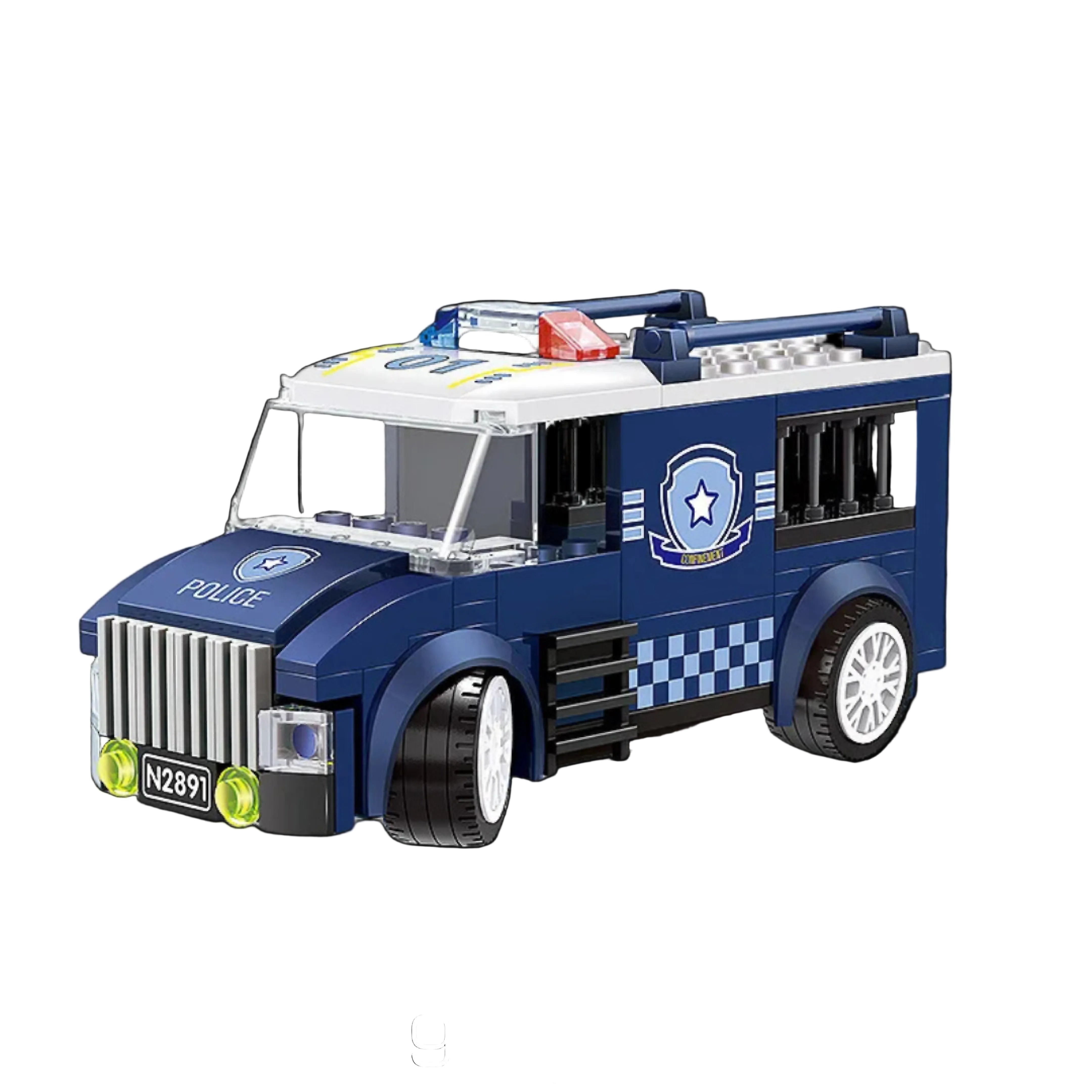 Vagón de policía (99 piezas) - Kit de Bloques de Construcción
