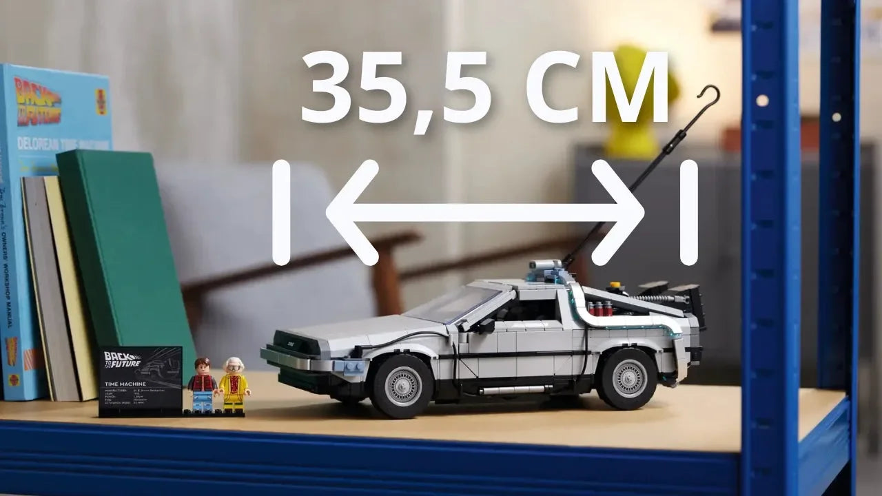DMC DeLorean "Regreso al futuro" (1872 Piezas de Bloques) - Set de Construcción