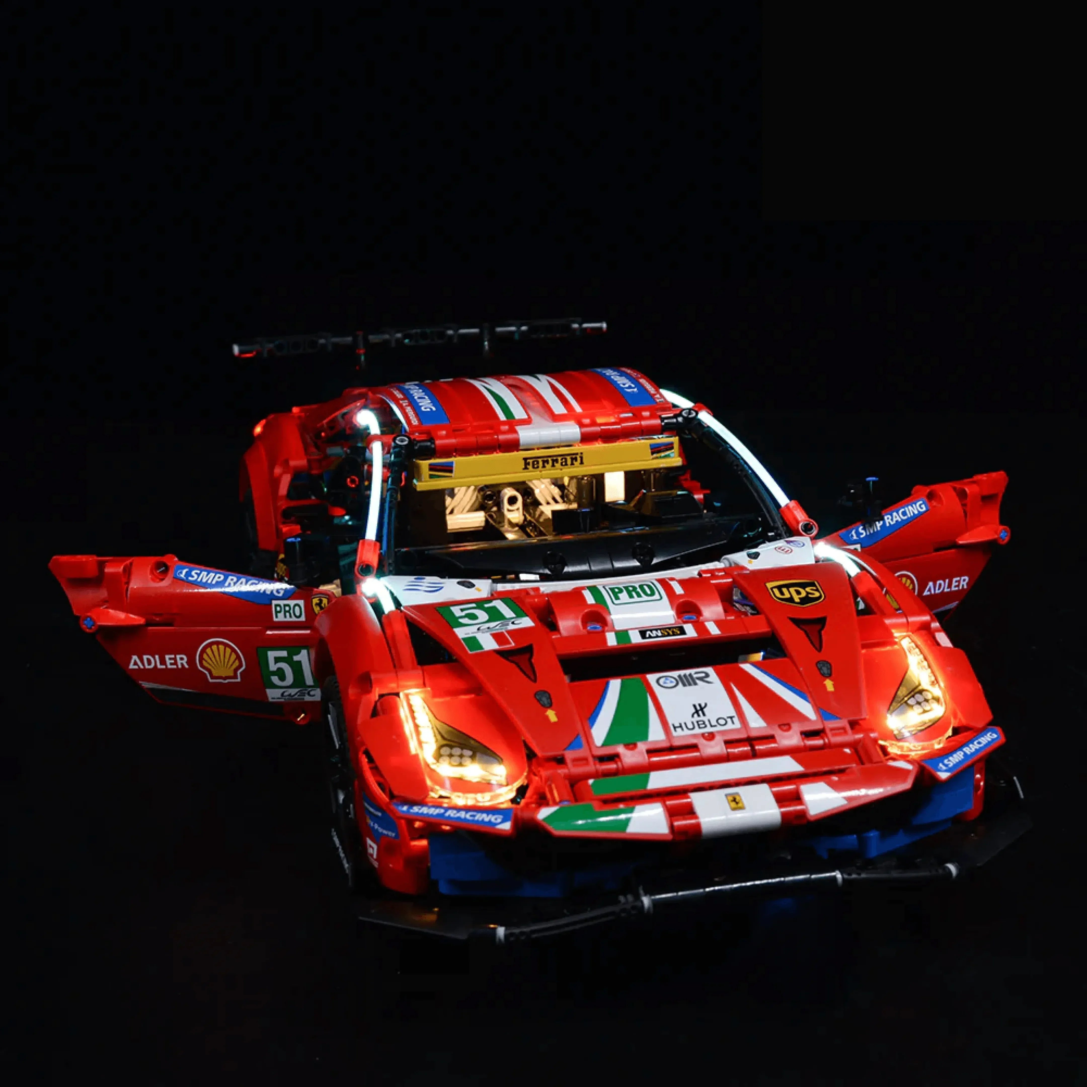 (74% de descuento) Ferrari 488 GTE (1677 piezas)