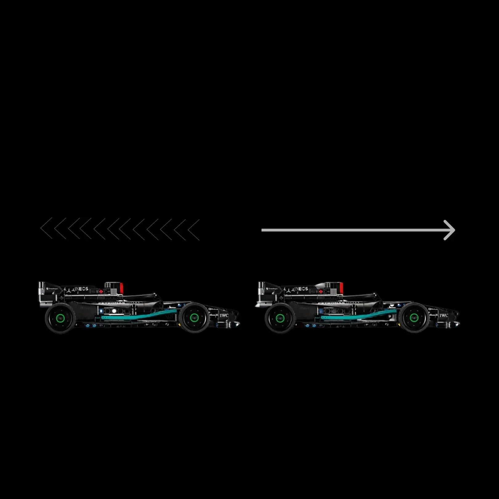 Fórmula 1 - Mercedes-AMG F1 W14 Pull-Back (240 piezas)
