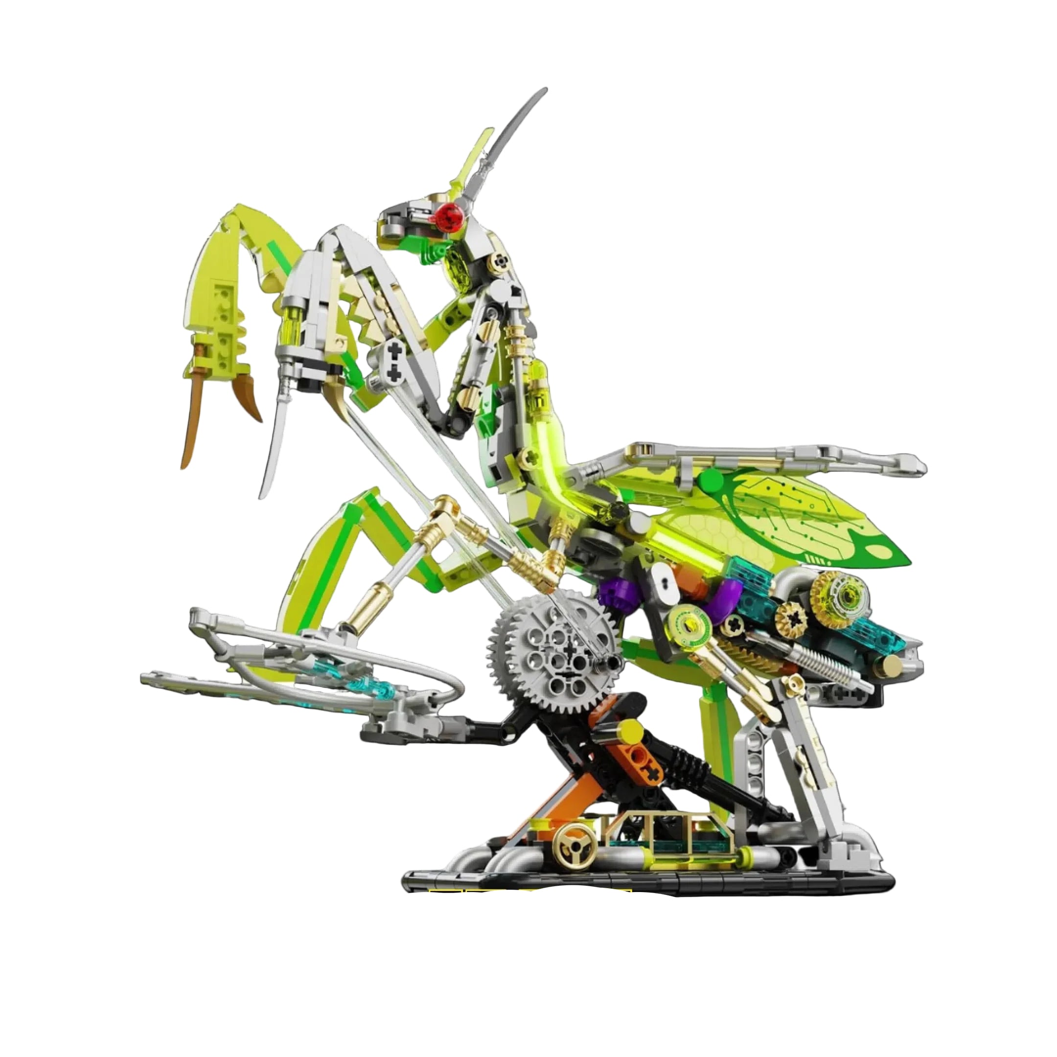 Saltamontes mecánico con luces (999 piezas)