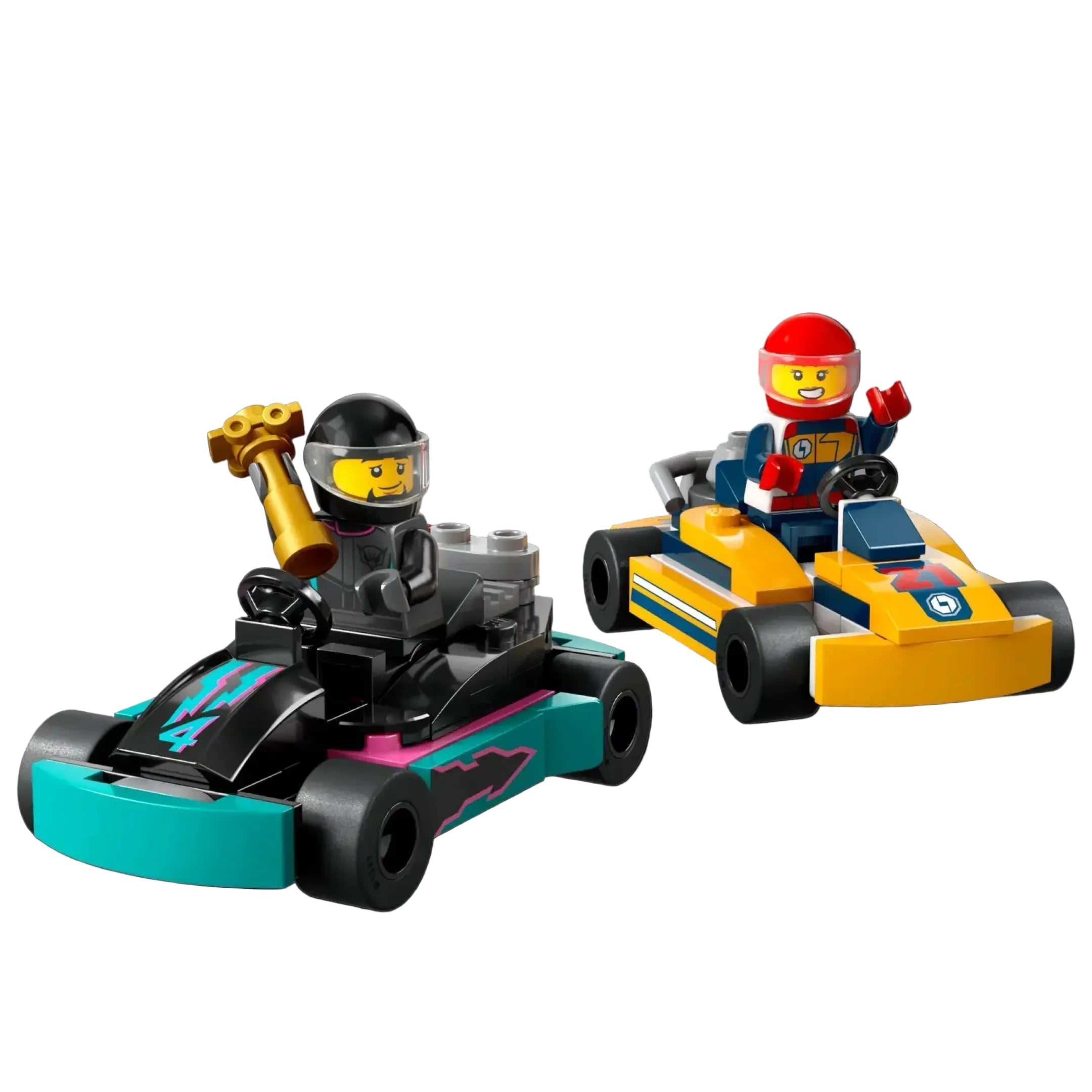 Karts + Pilotos de carreras (99 piezas)