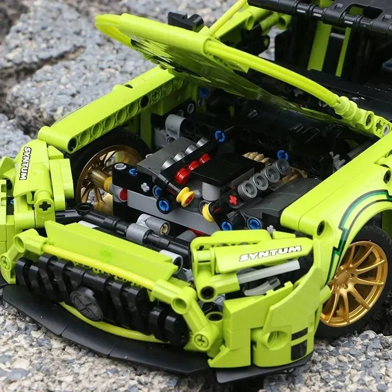 Mercedes AMG GT-S Verde (1466 piezas) - Set de Bloques