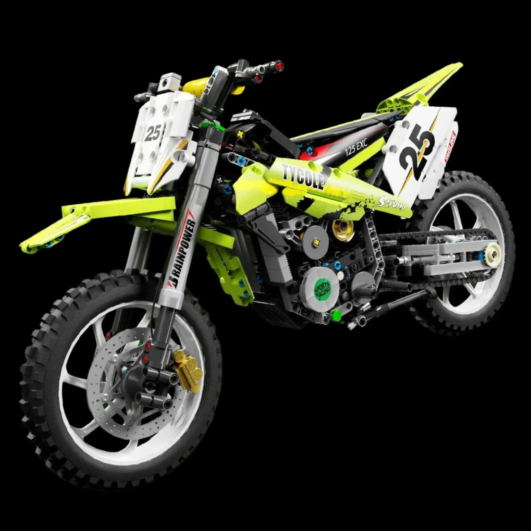 Motocross (1302 piezas) - Kit de Bloques de Construcción