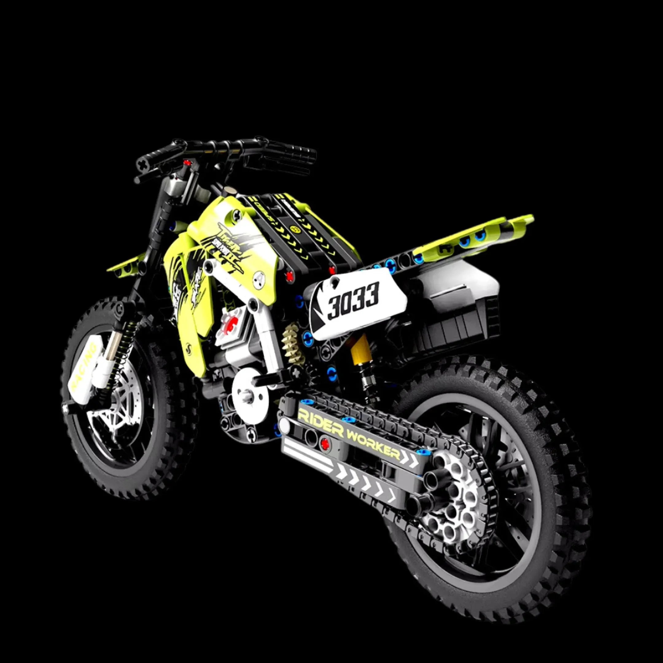 Bicicleta de motocross (476 piezas)