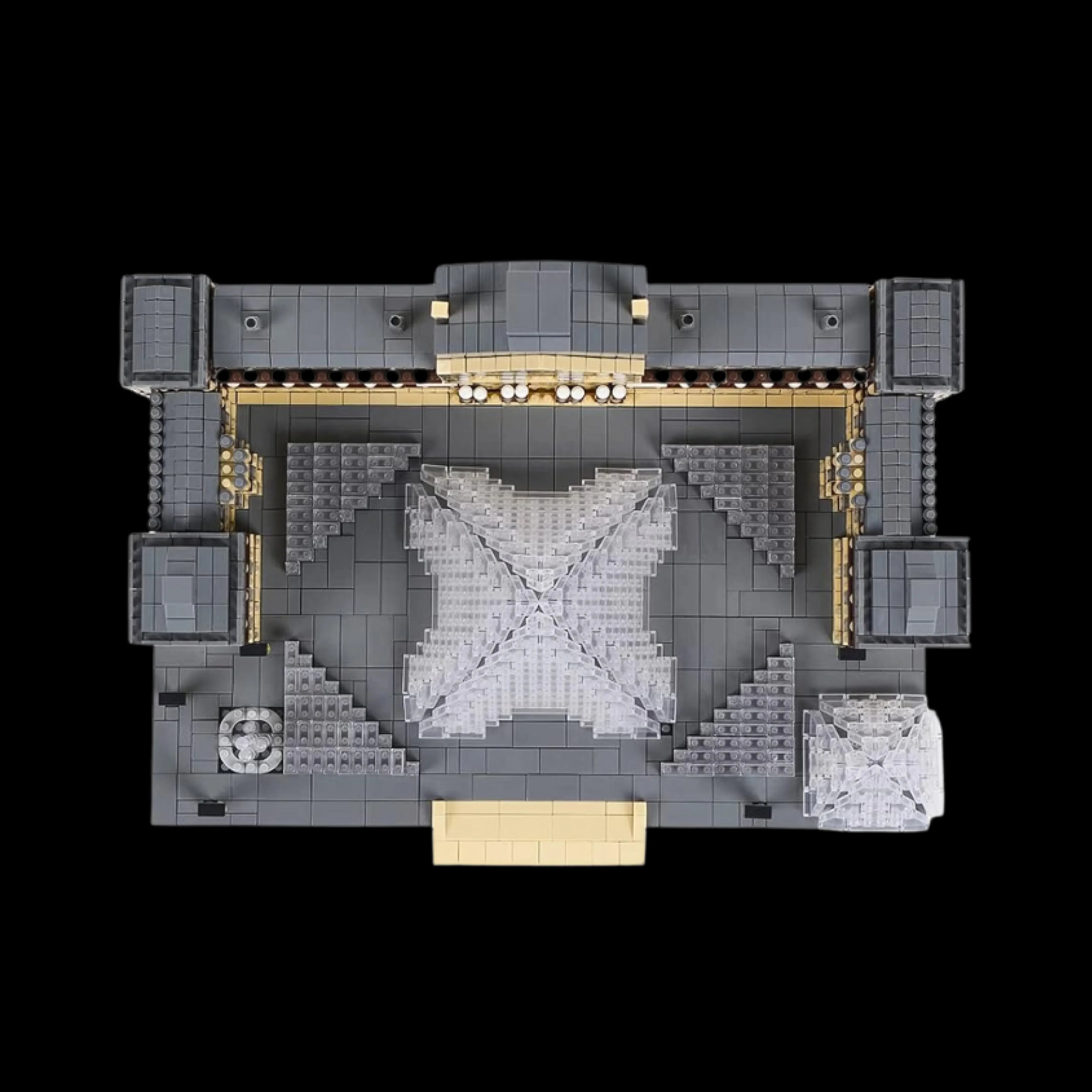 Museo del Louvre (3377 micropiezas) - Set de Bloques de Construcción