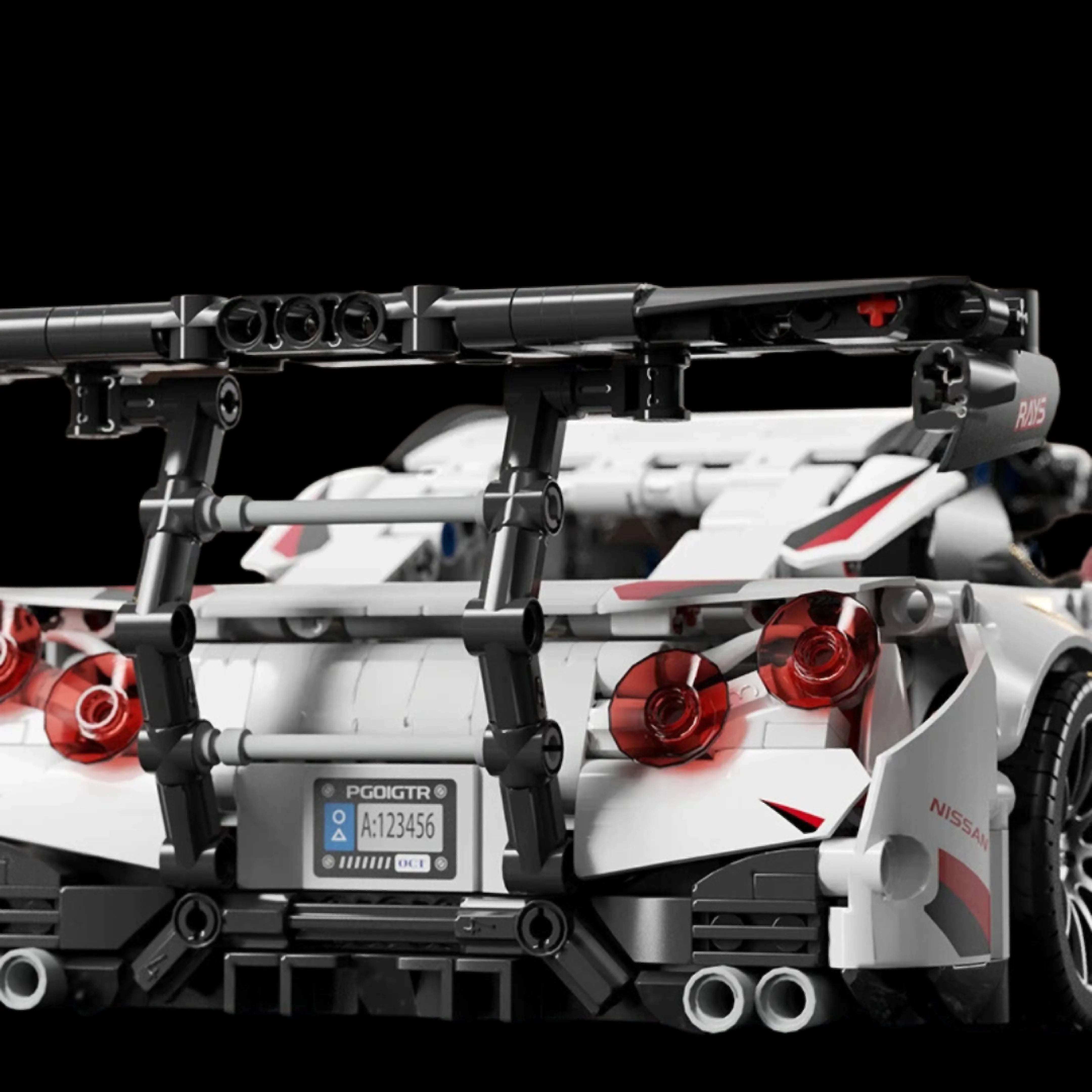 Nissan GT-R "Gran Turismo" (1209 piezas) - Kit de Bloques de Construcción