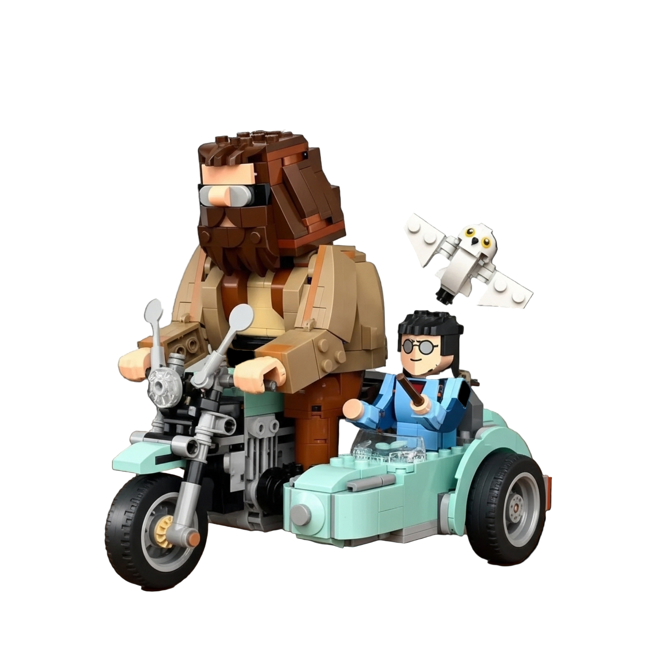 La motocicleta de Hagrid y Harry - Harry Potter (617 piezas)