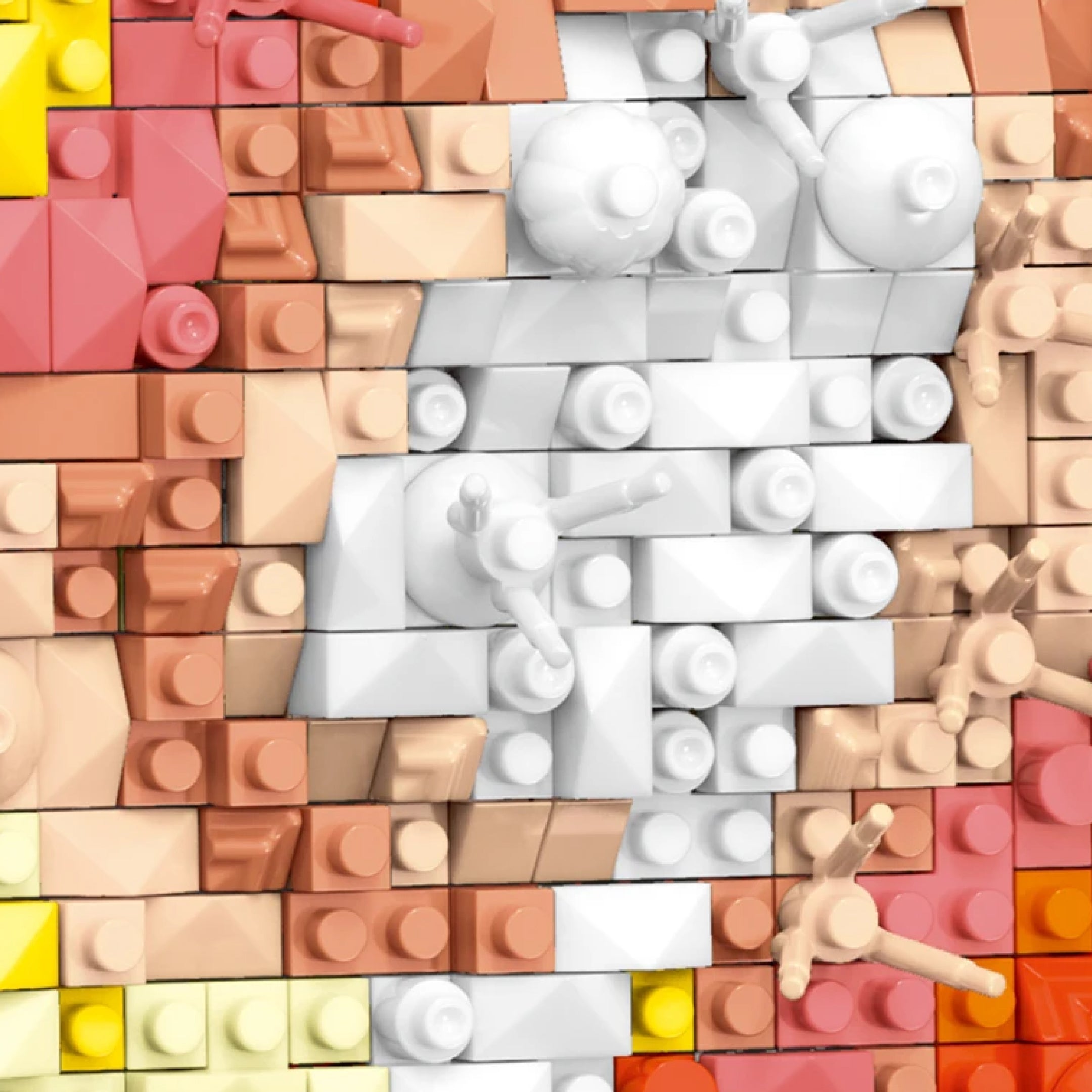 Vía Láctea 2438 micropiezas – Kit de bloques tipo para armar