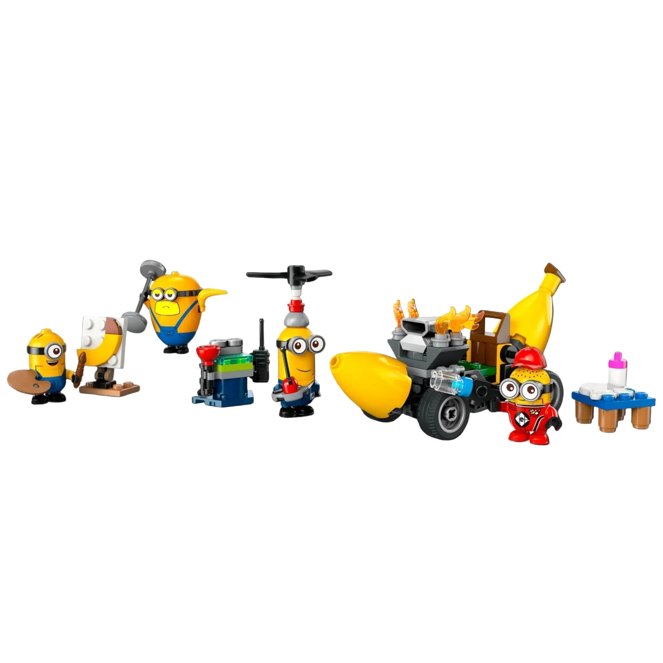 Mi villano favorito 4 - Minions y coche banana (136 piezas)